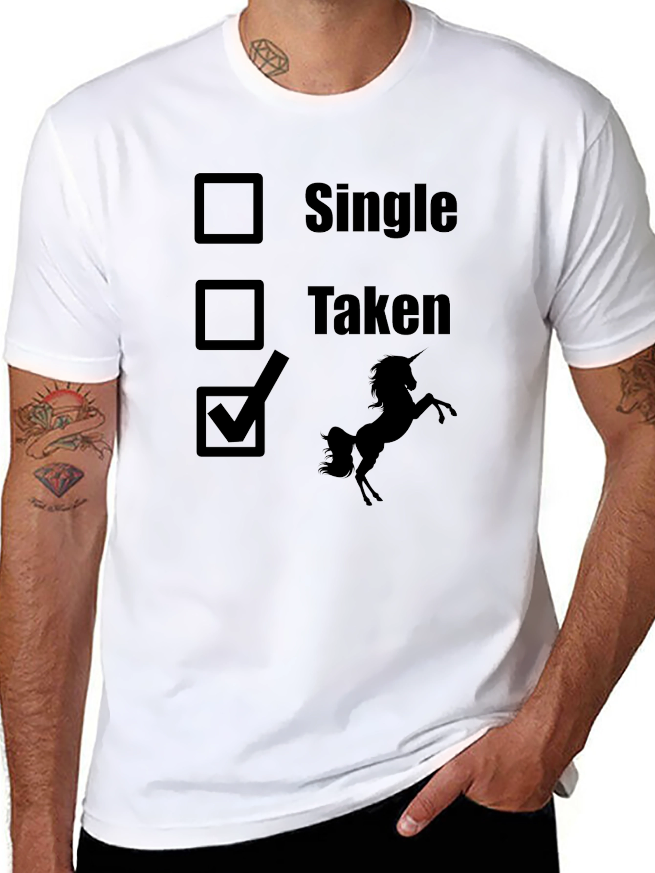 Single Taken Unicorn T-Shirt