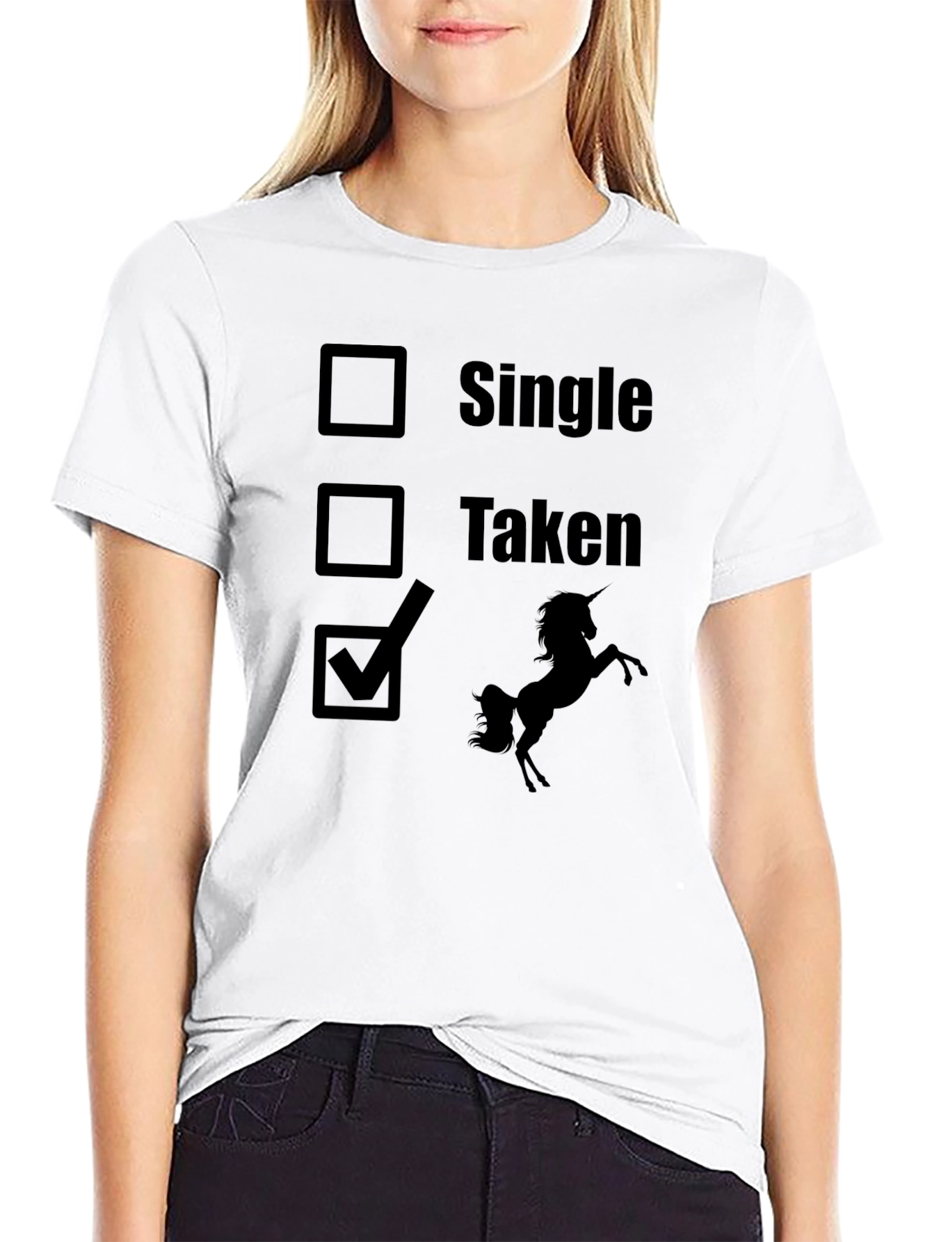 Single Taken Unicorn T-Shirt