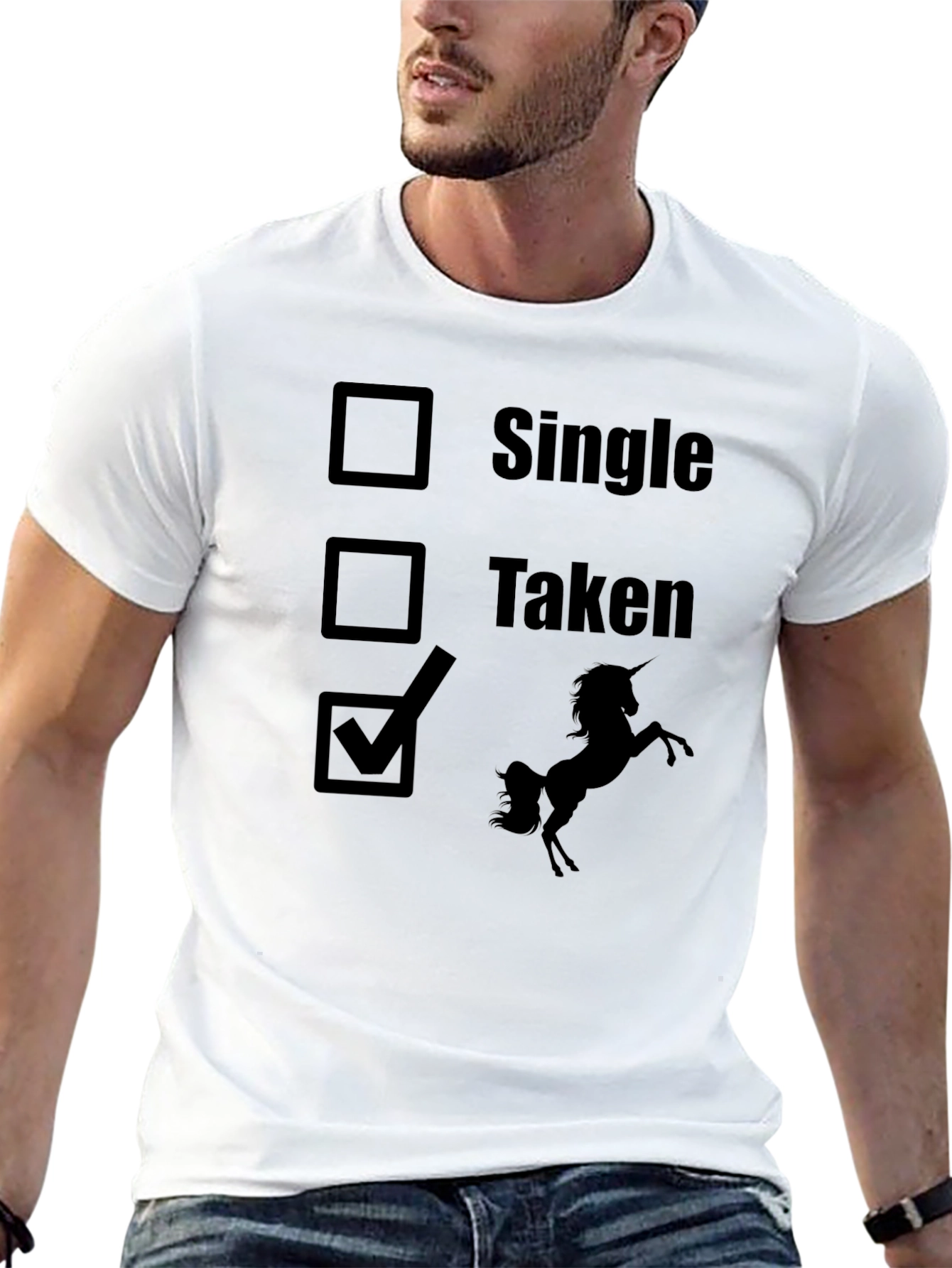 Single Taken Unicorn T-Shirt