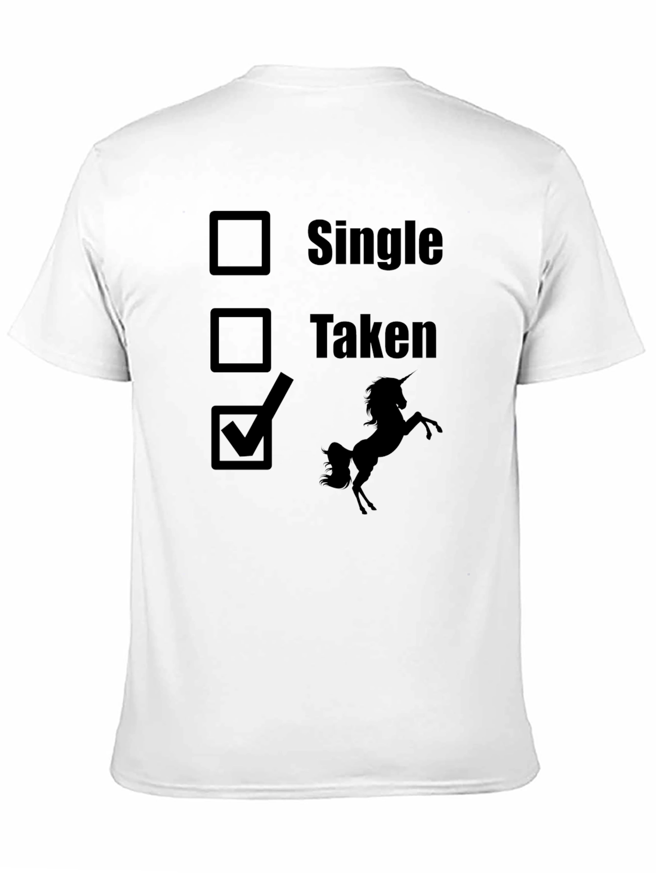 Single Taken Unicorn T-Shirt