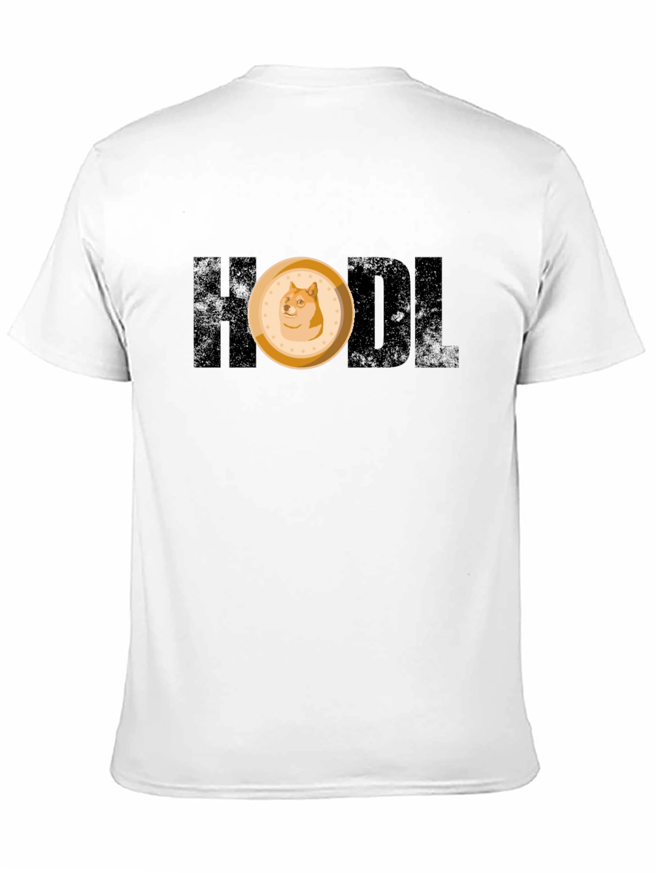 HODL Doge Meme Crypto Black T-Shirt