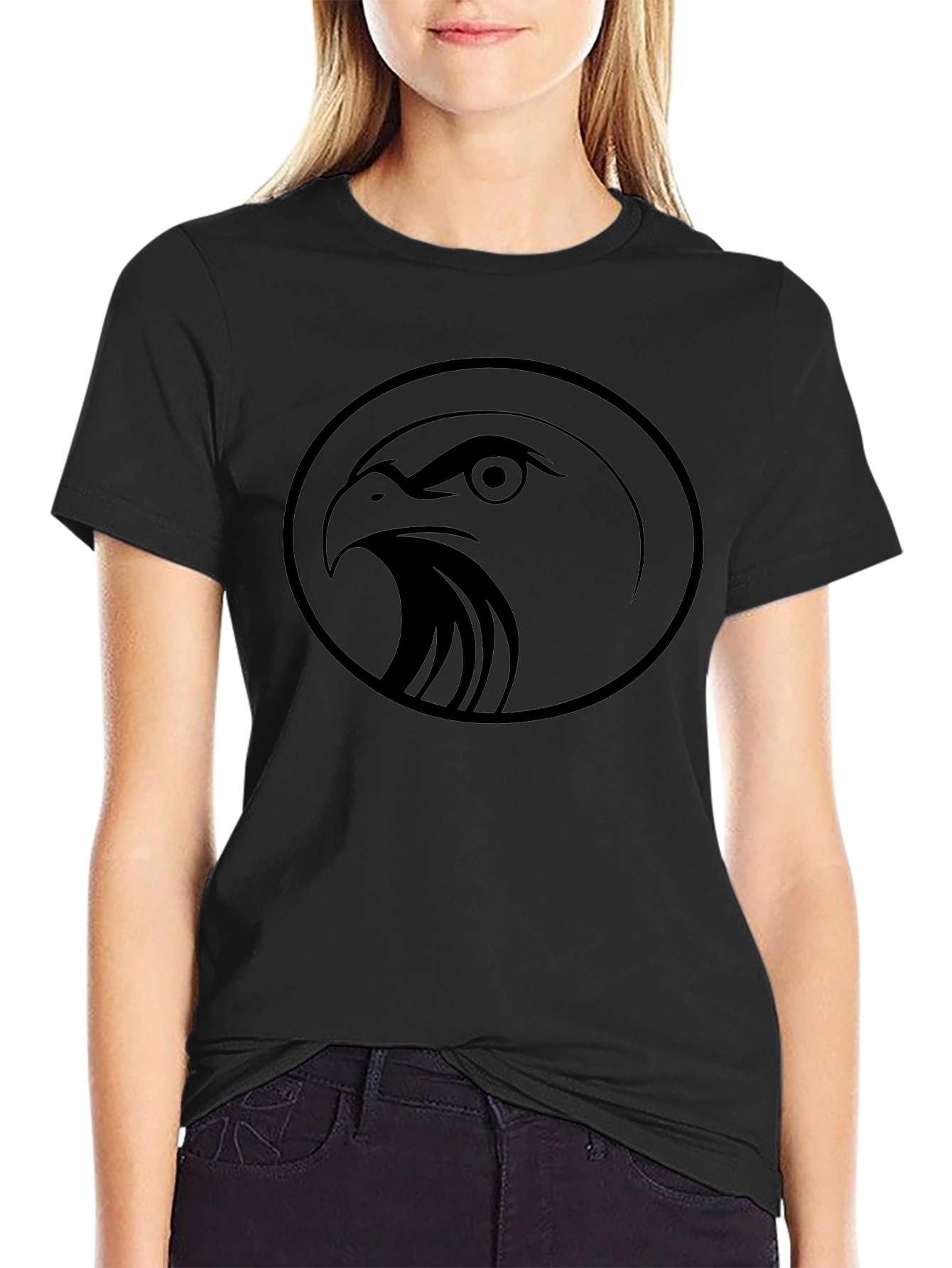 Eagle Emblem Black T-Shirt