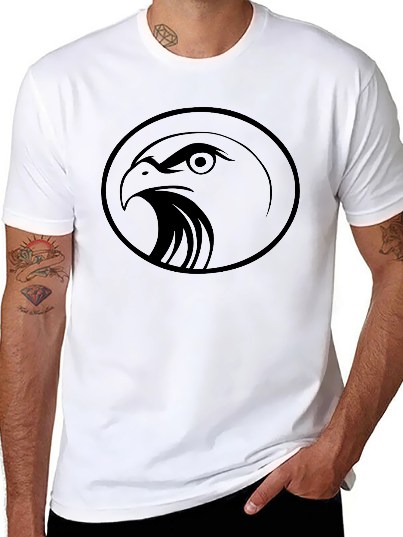 Eagle Emblem Black T-Shirt