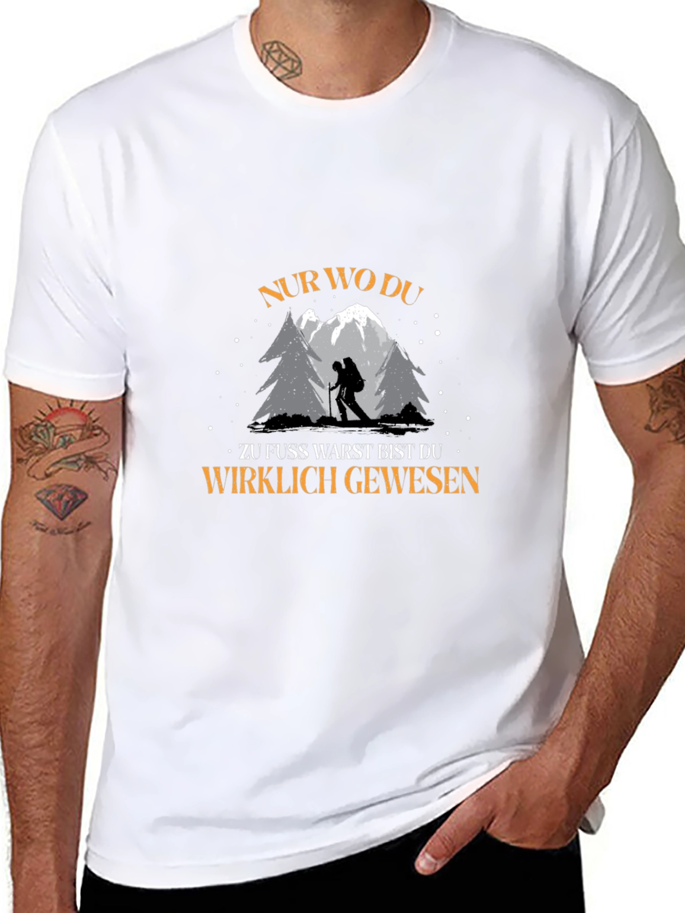 Hiking Adventure T-Shirt - Nur Wo Du Wirklich Gewesen