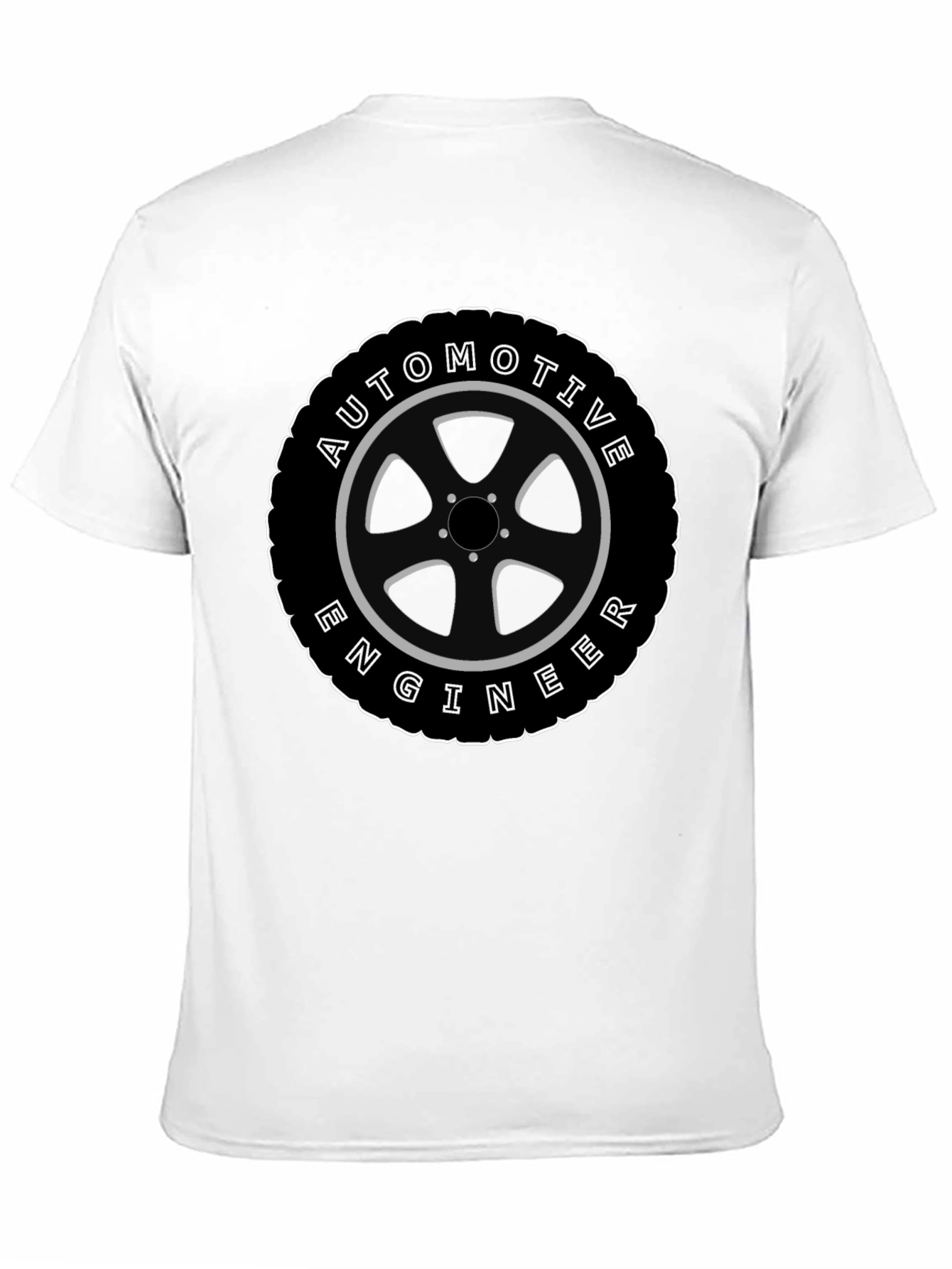 Automotive Engineer Tire Graphic T-Shirt