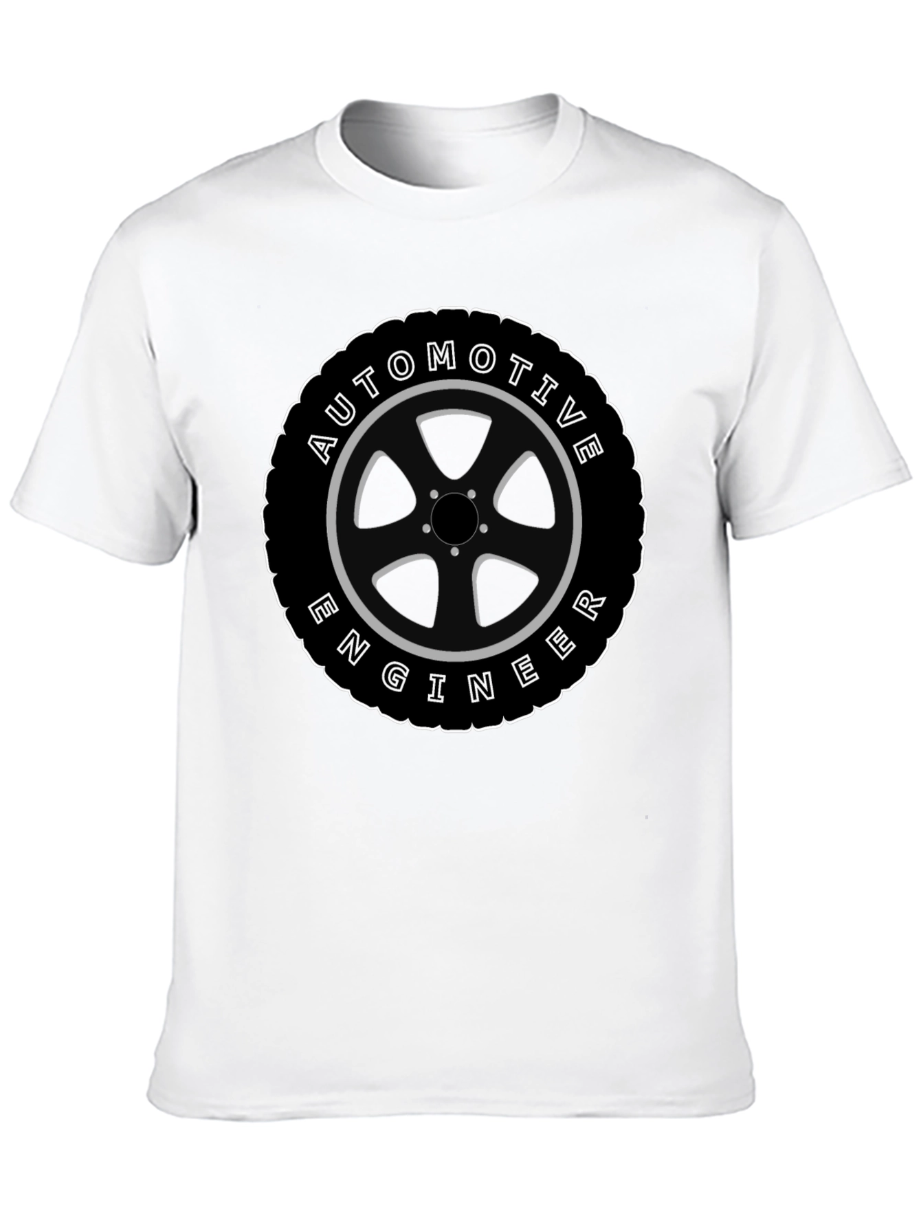Automotive Engineer Tire Graphic T-Shirt