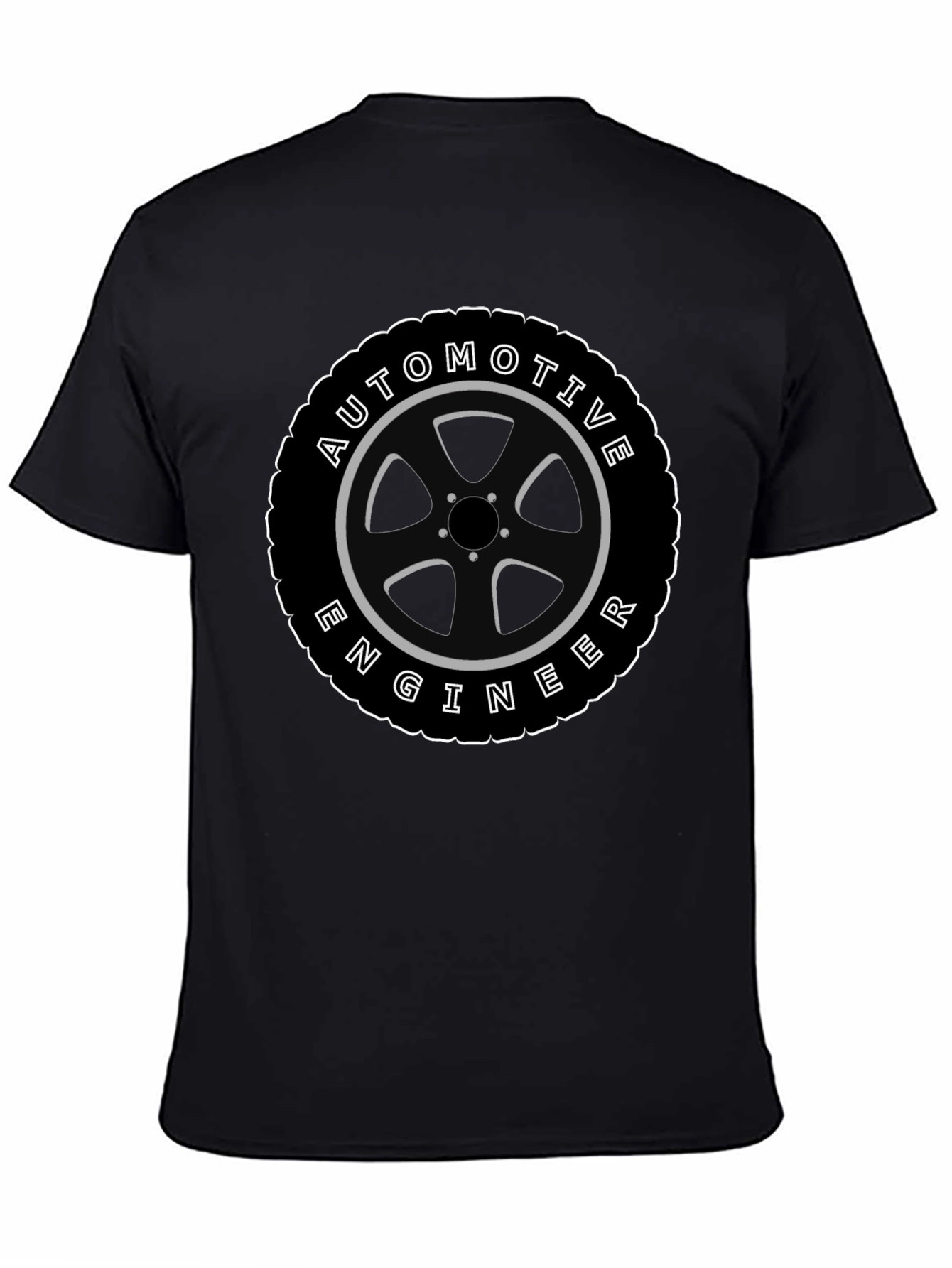 Automotive Engineer Tire Graphic T-Shirt
