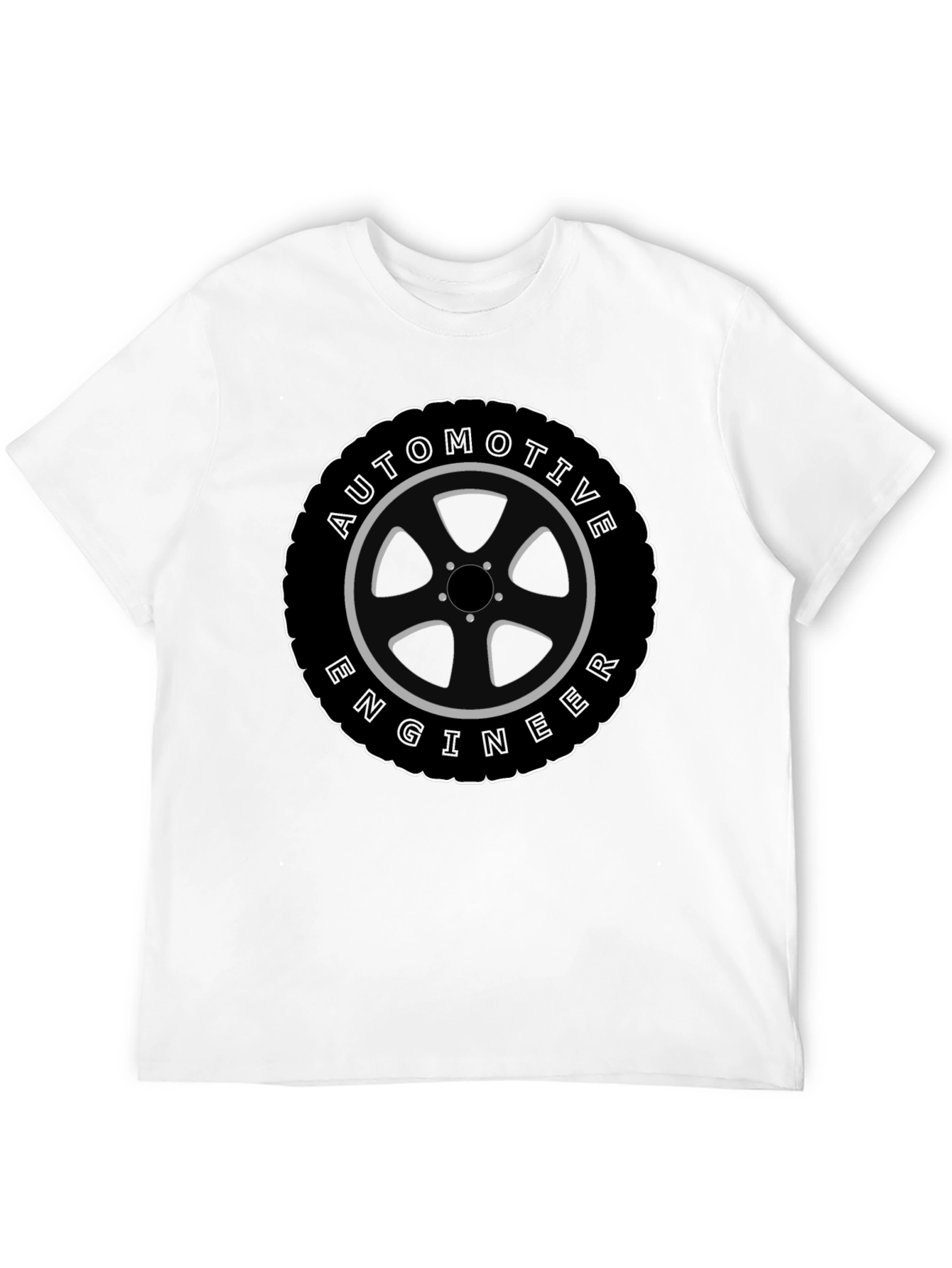 Automotive Engineer Tire Graphic T-Shirt
