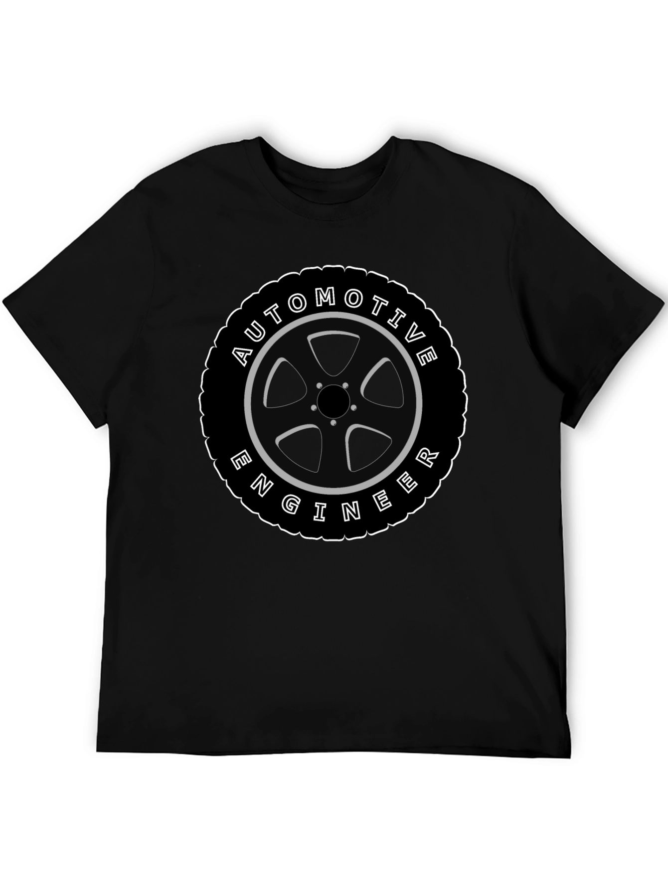 Automotive Engineer Tire Graphic T-Shirt