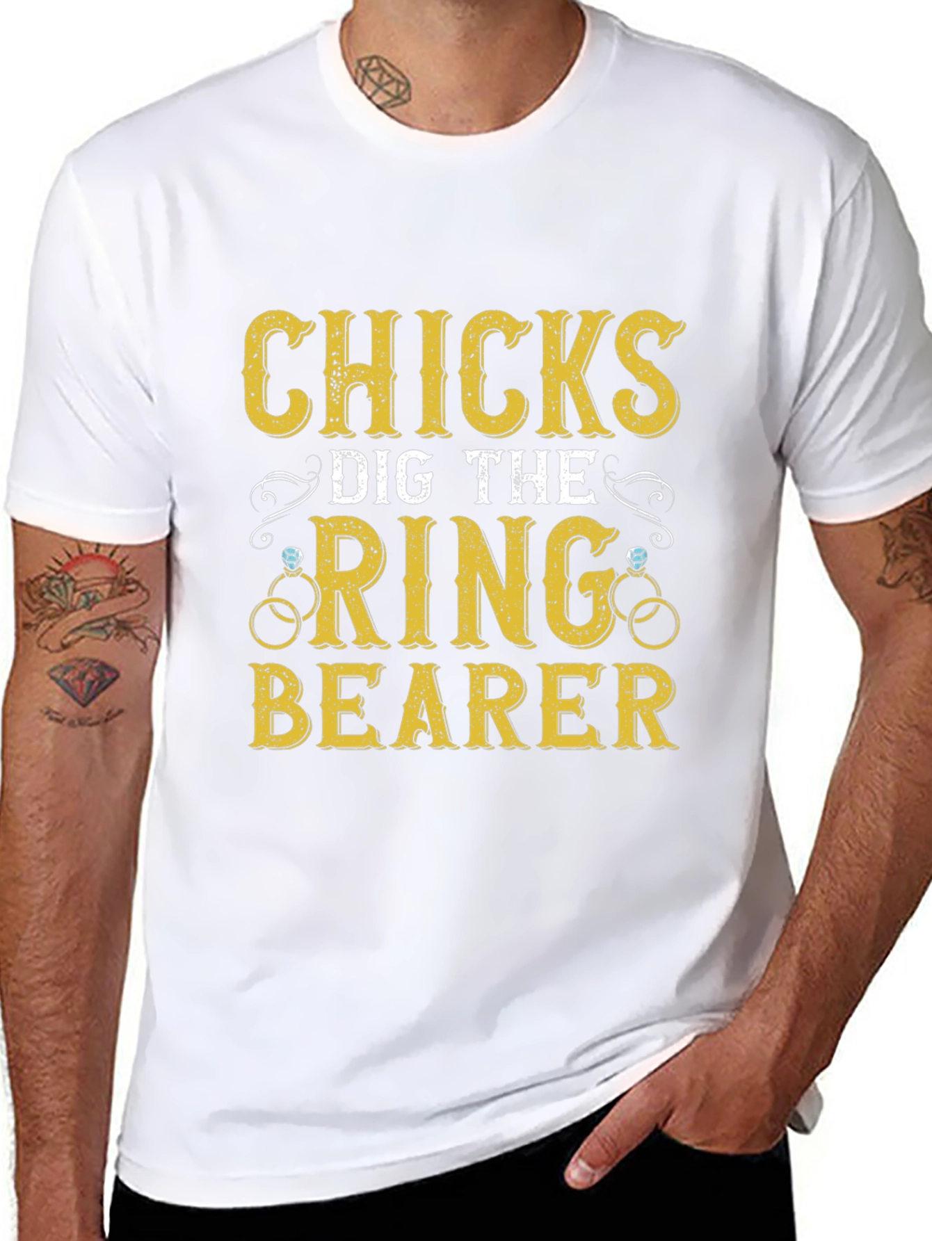 Funny Wedding Ring Bearer T-Shirt