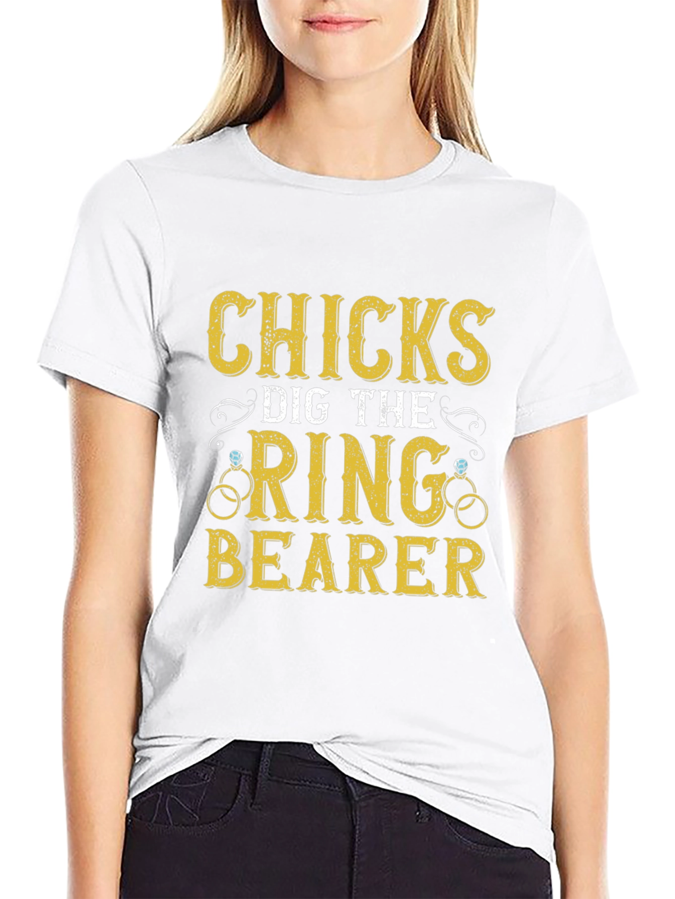Funny Wedding Ring Bearer T-Shirt