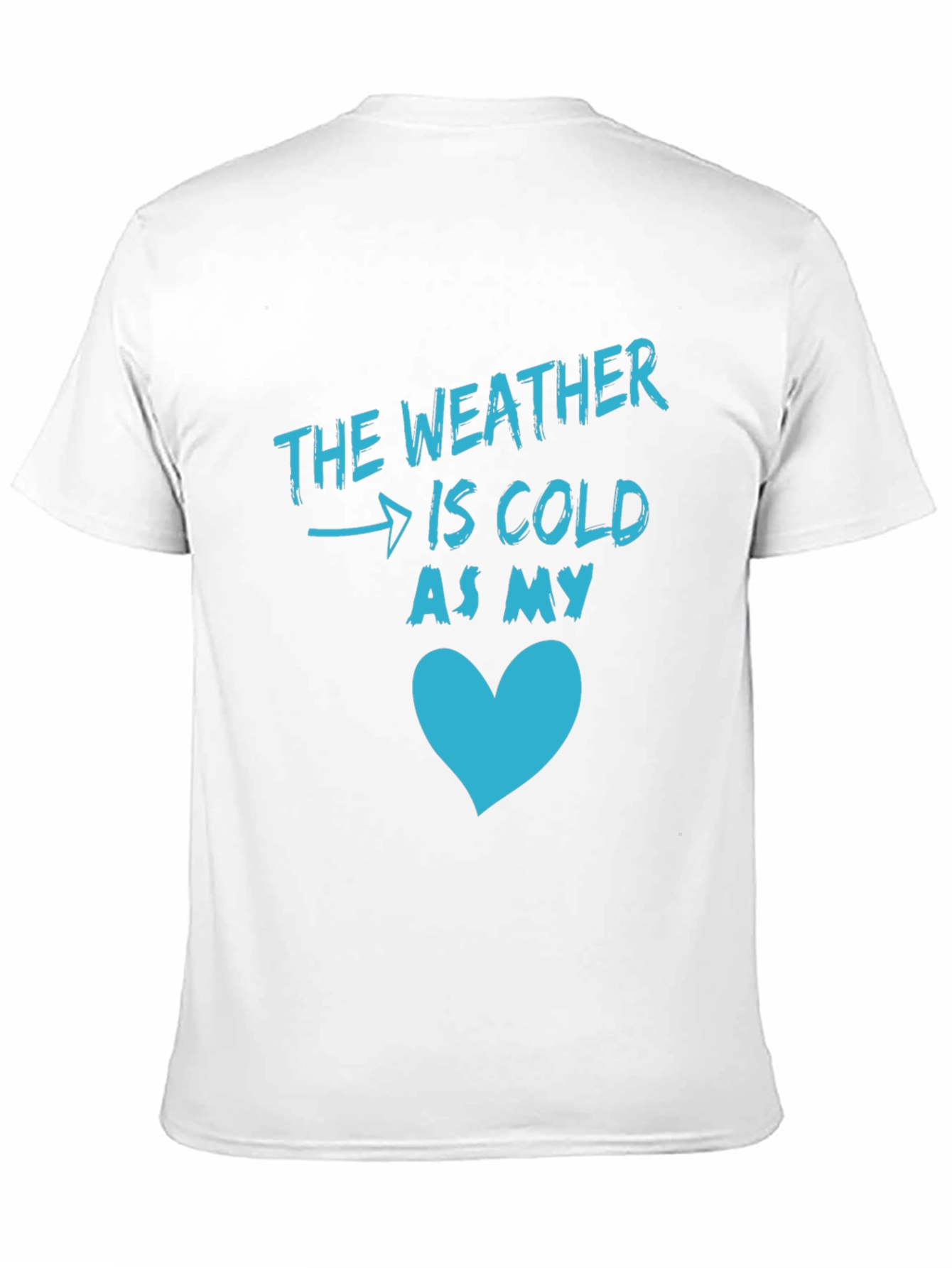 Cold Heart Graphic Tee - Mens Black T-Shirt