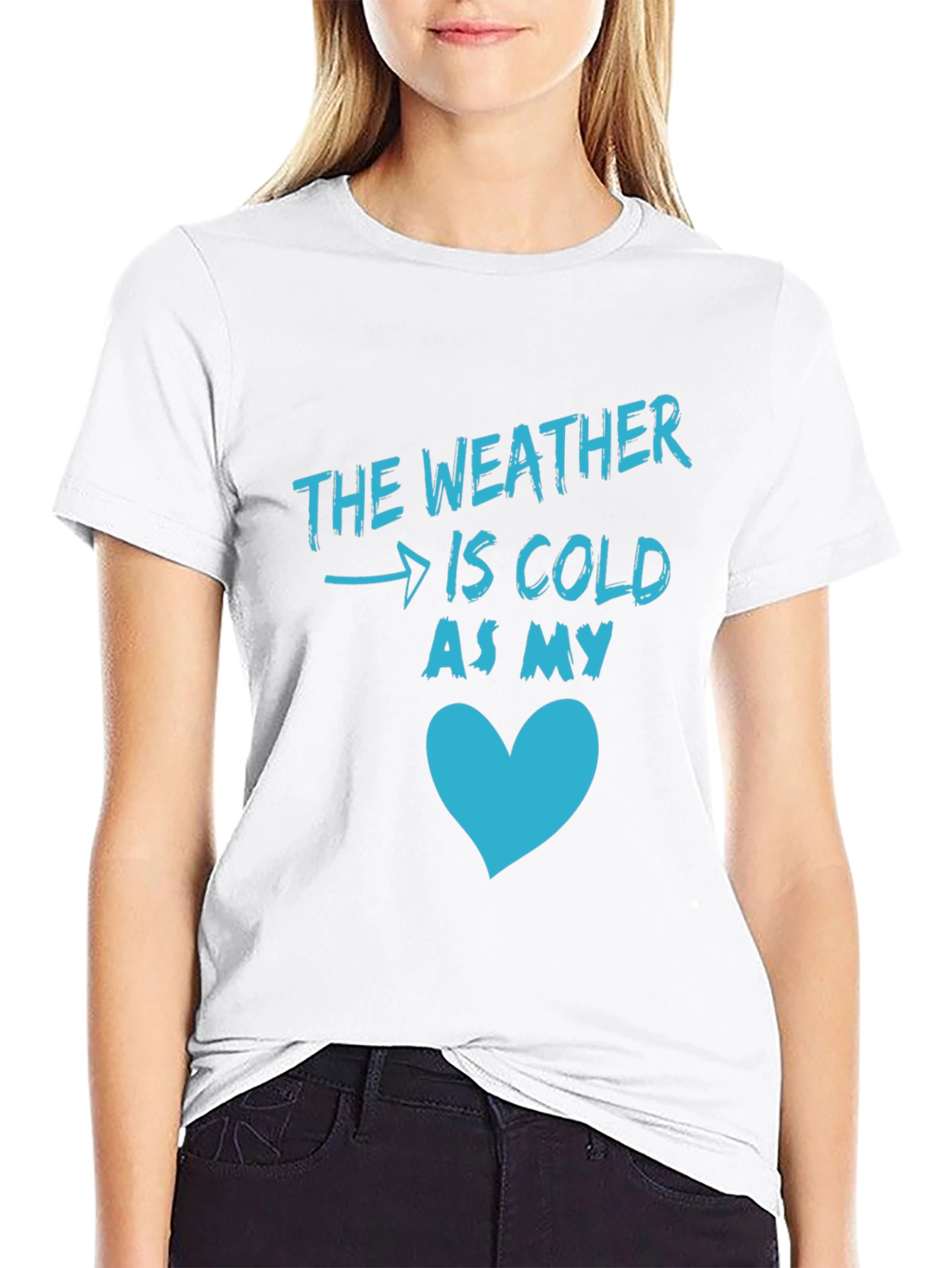 Cold Heart Graphic Tee - Mens Black T-Shirt