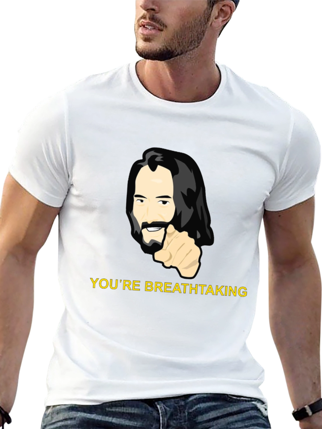 Youre Breathtaking T-Shirt - Keanu Reeves Graphic Tee