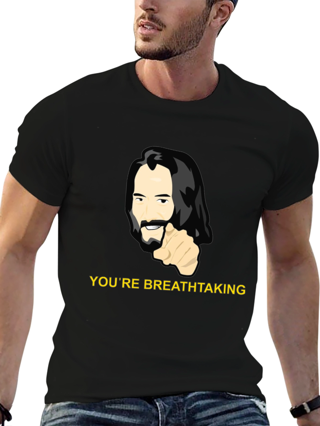 Youre Breathtaking T-Shirt - Keanu Reeves Graphic Tee