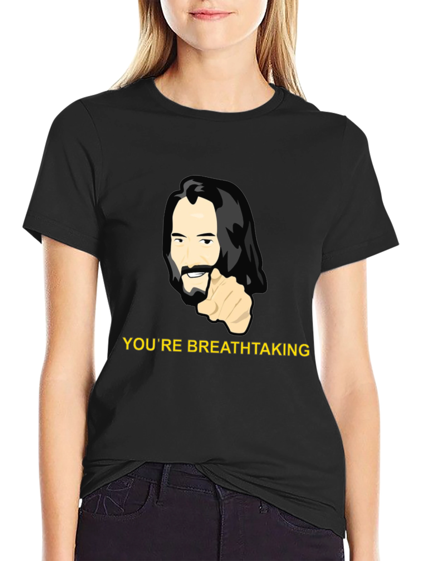 Youre Breathtaking T-Shirt - Keanu Reeves Graphic Tee
