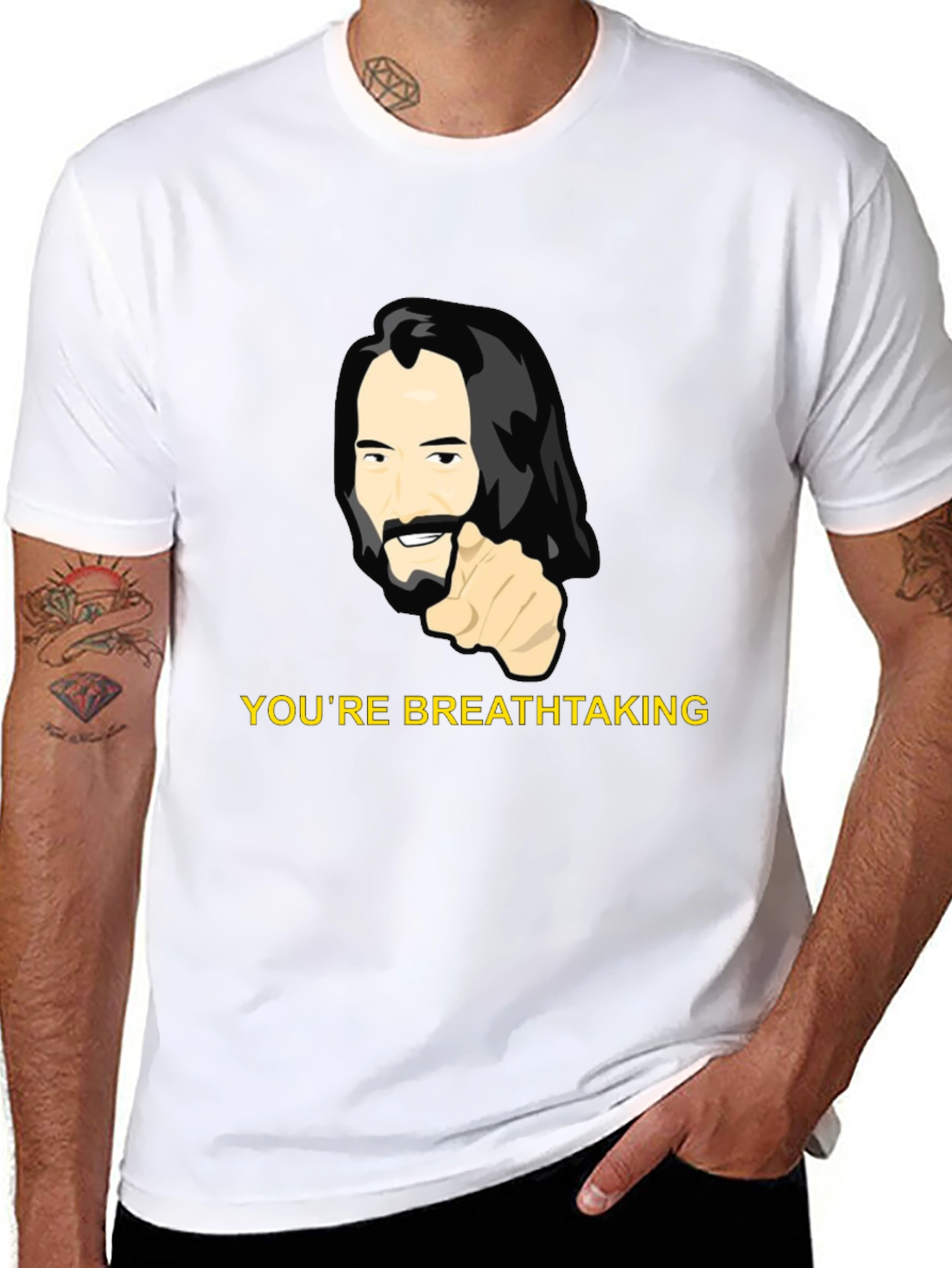 Youre Breathtaking T-Shirt - Keanu Reeves Graphic Tee