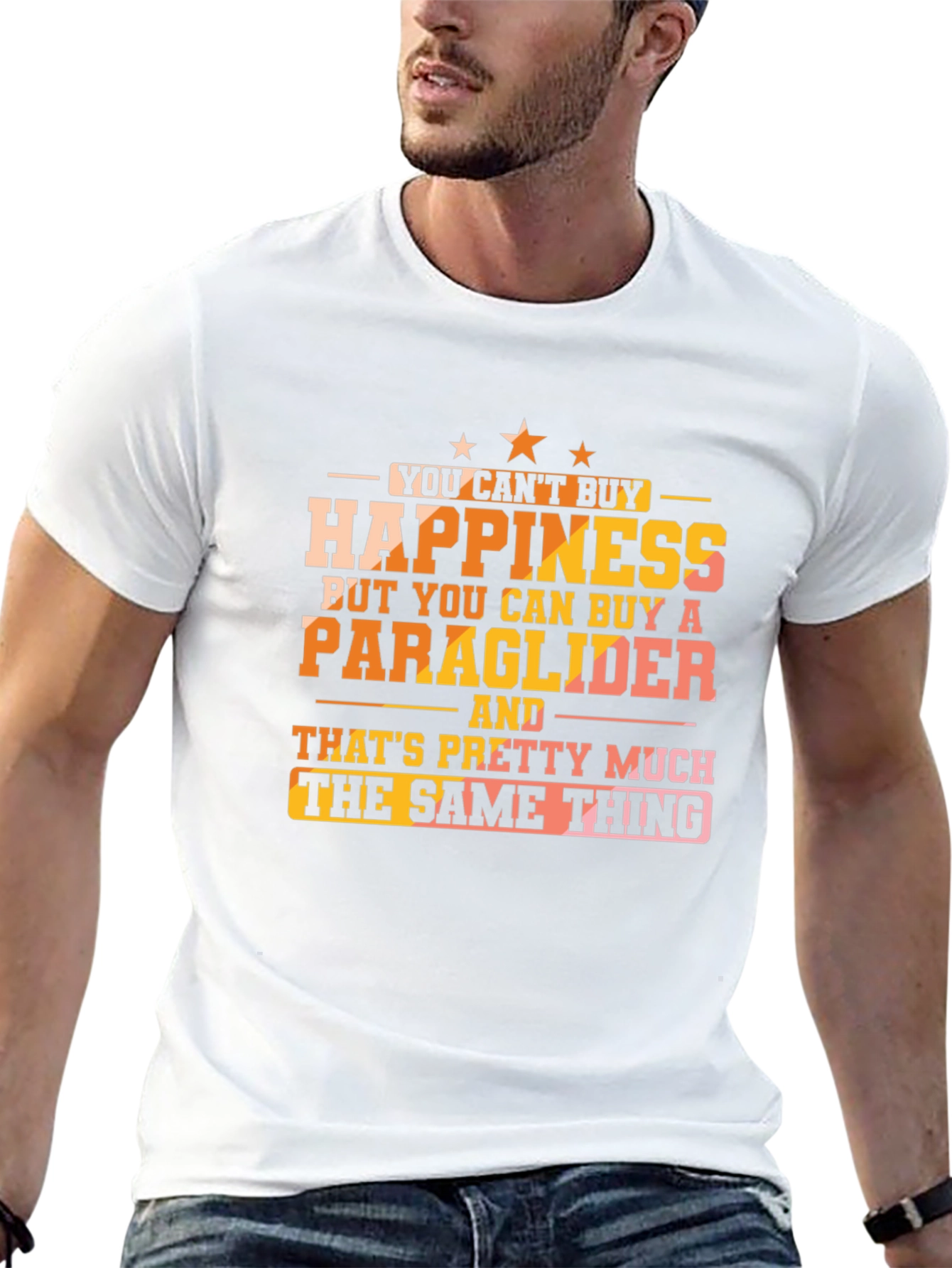 Happiness Paraglider Graphic Tee
