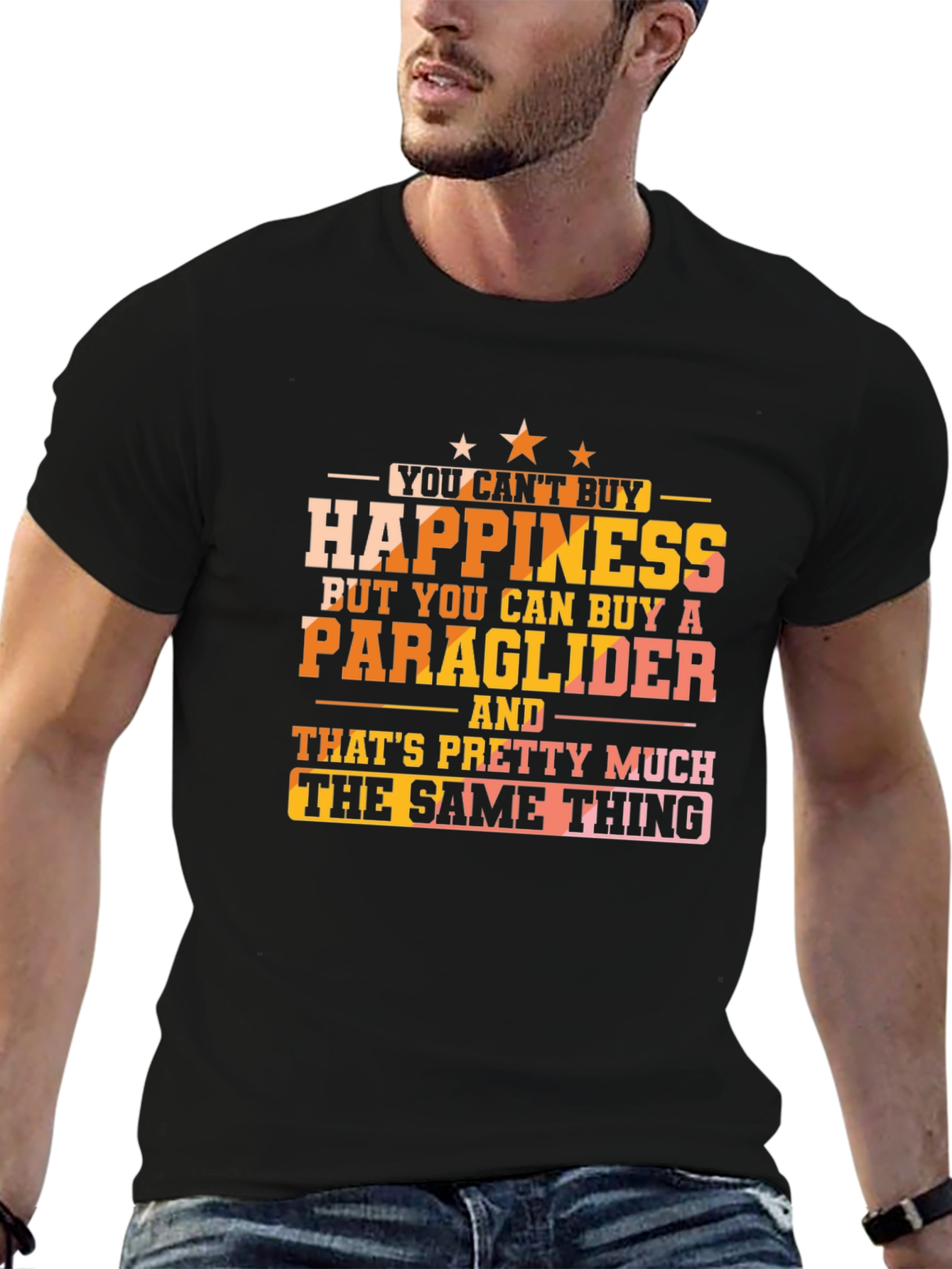 Happiness Paraglider Graphic Tee