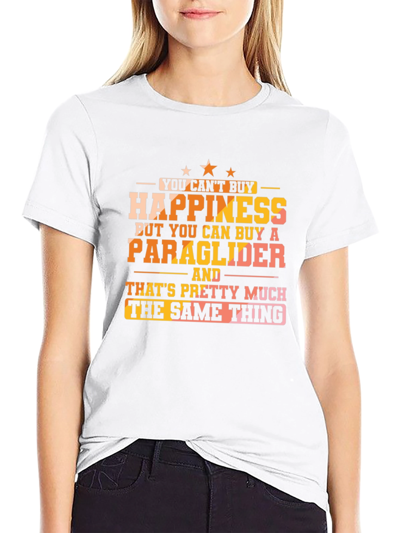 Happiness Paraglider Graphic Tee
