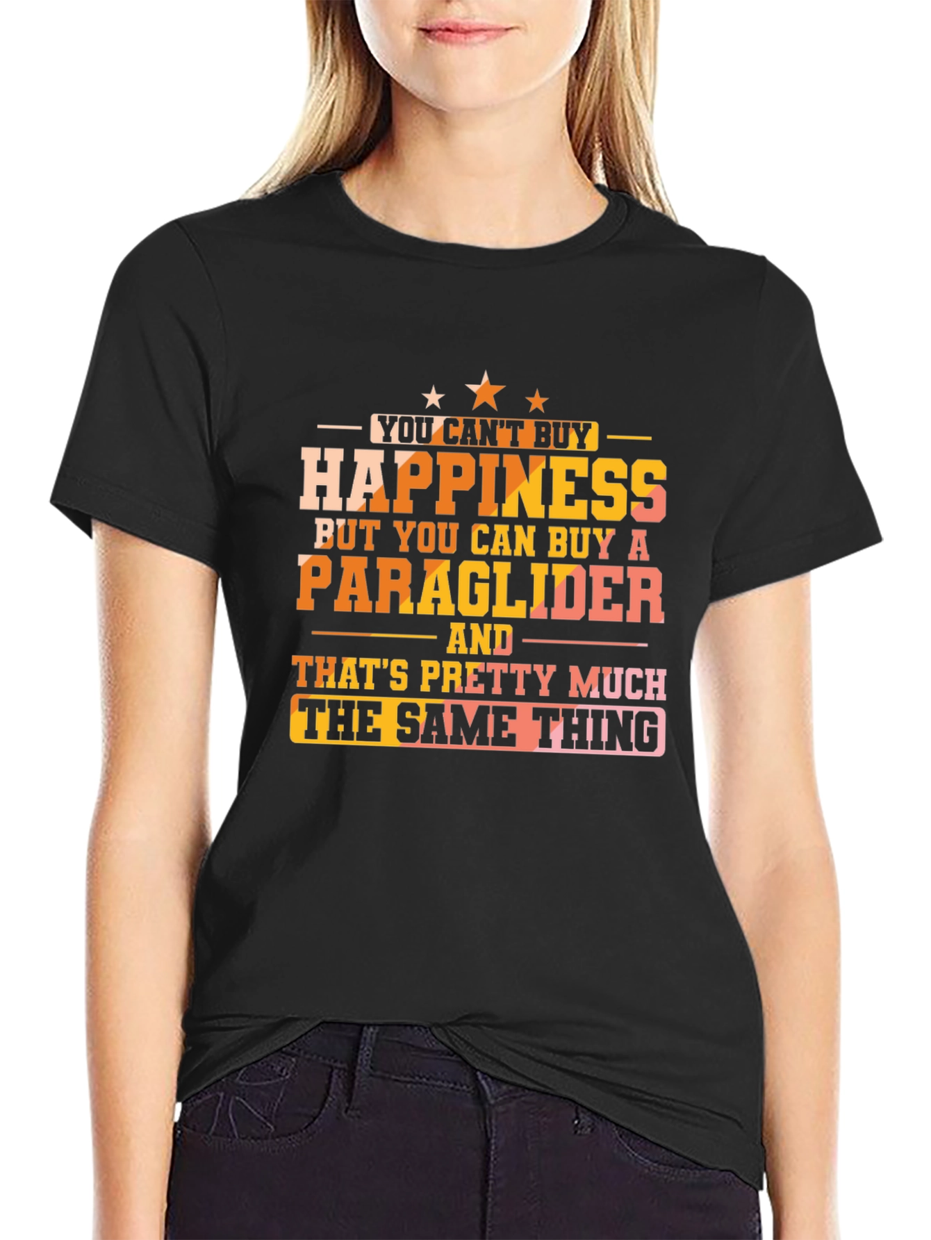 Happiness Paraglider Graphic Tee