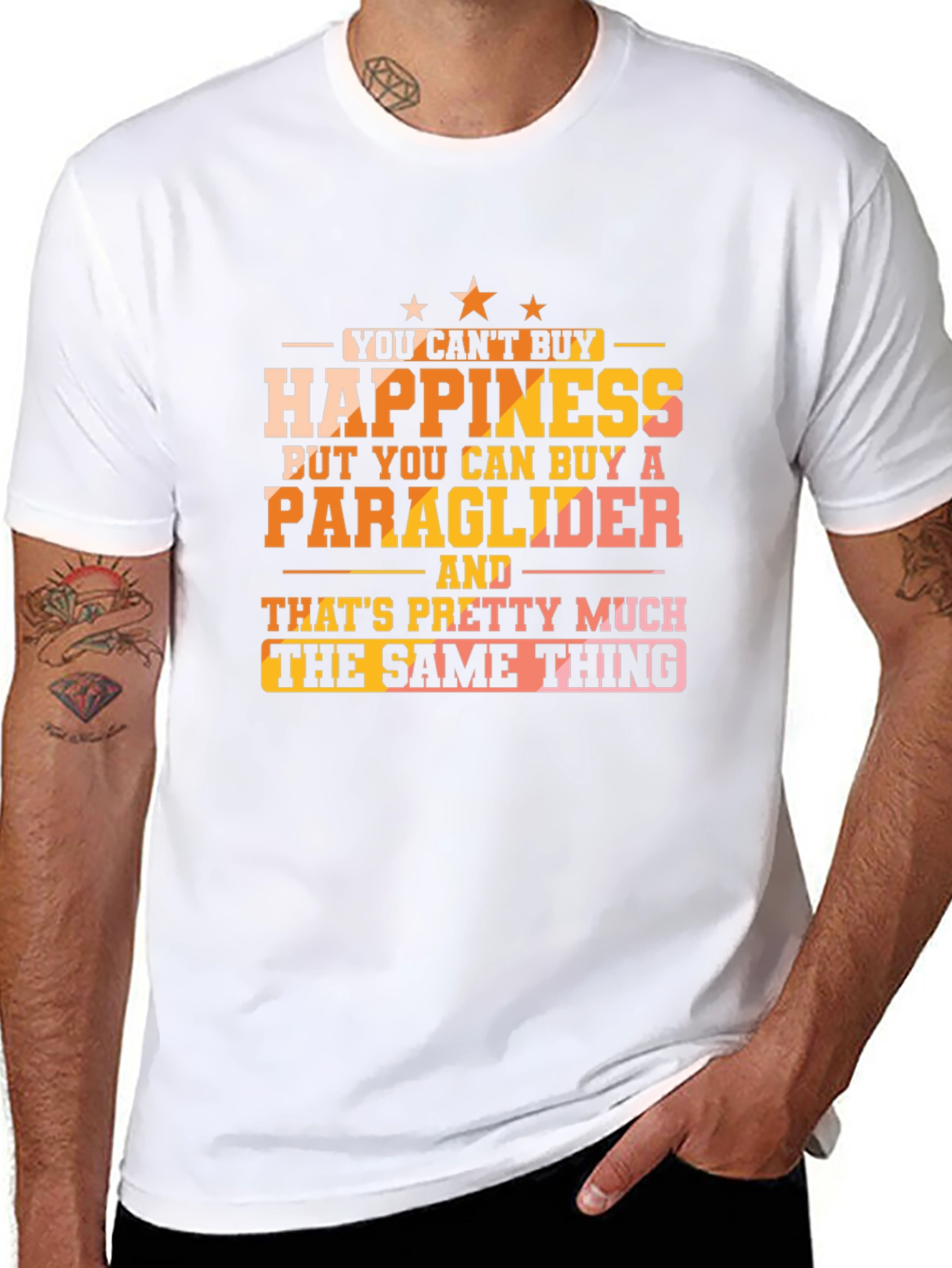 Happiness Paraglider Graphic Tee