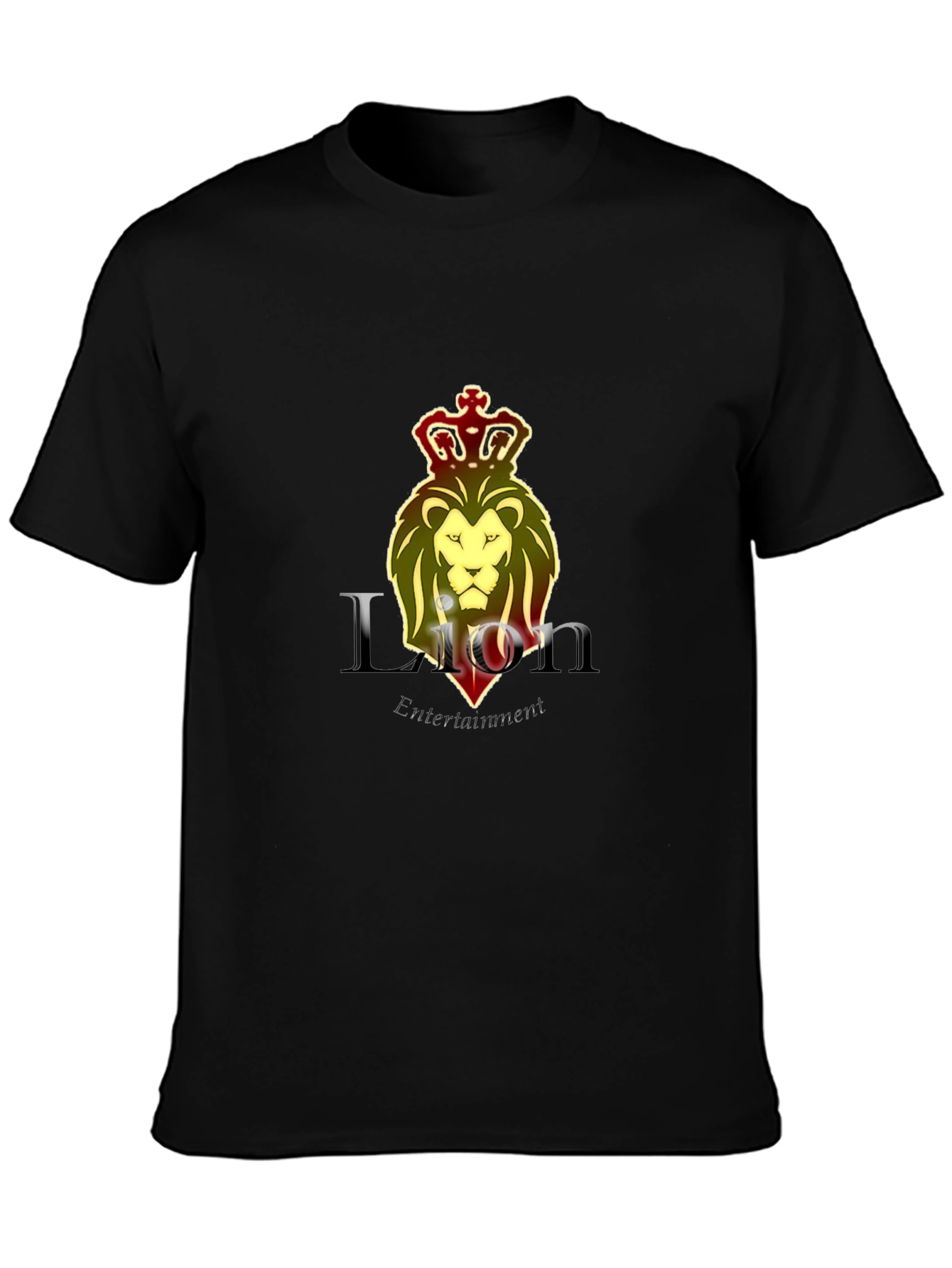 Lion Entertainment Black T-Shirt Graphic Tee