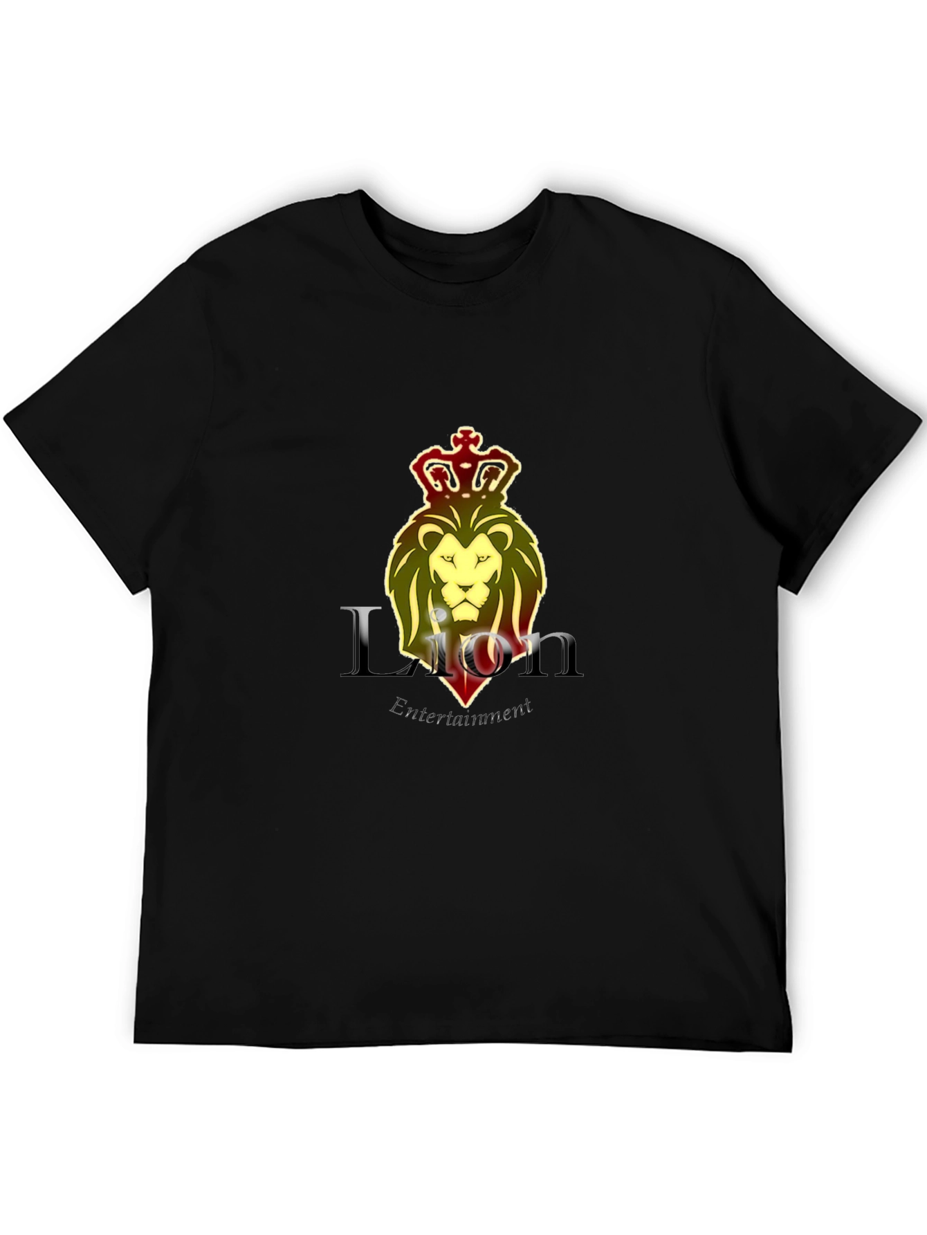 Lion Entertainment Black T-Shirt Graphic Tee
