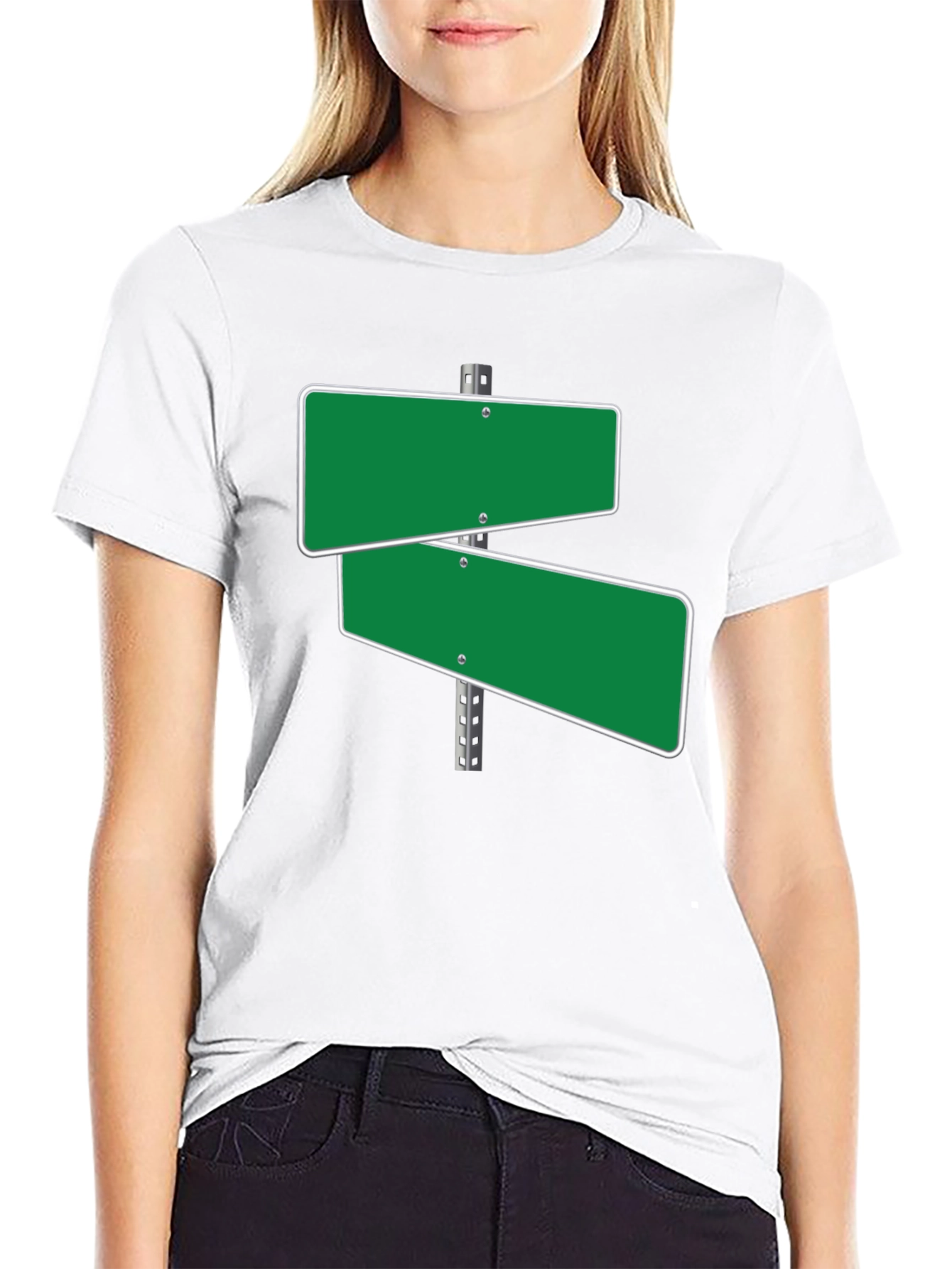 Road Sign T-Shirt - Green Street Sign Tee
