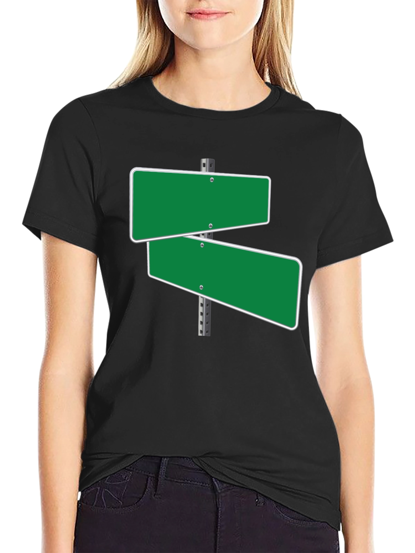 Road Sign T-Shirt - Green Street Sign Tee