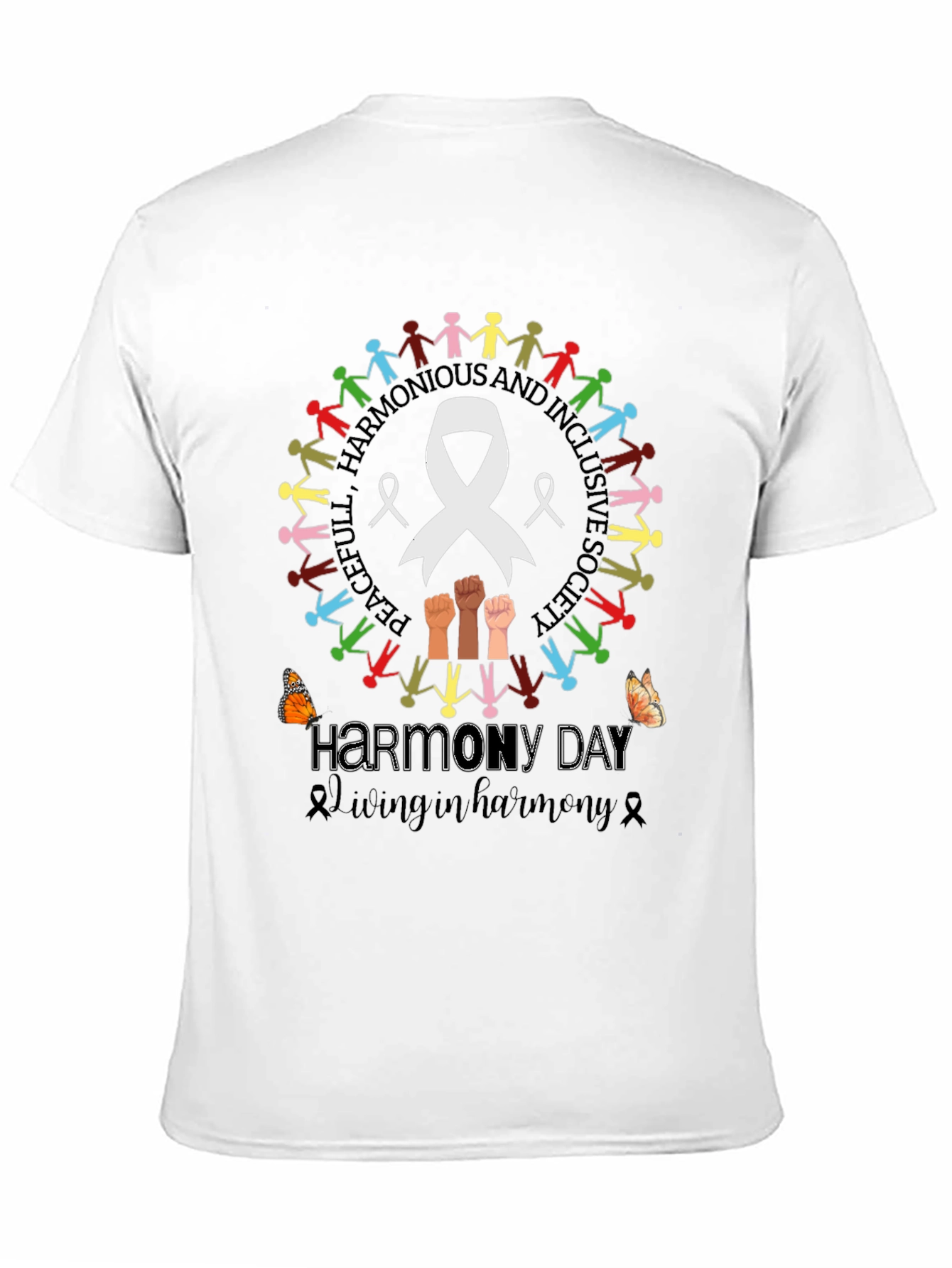 Harmony Day T-Shirt - Peaceful & Inclusive Society Tee