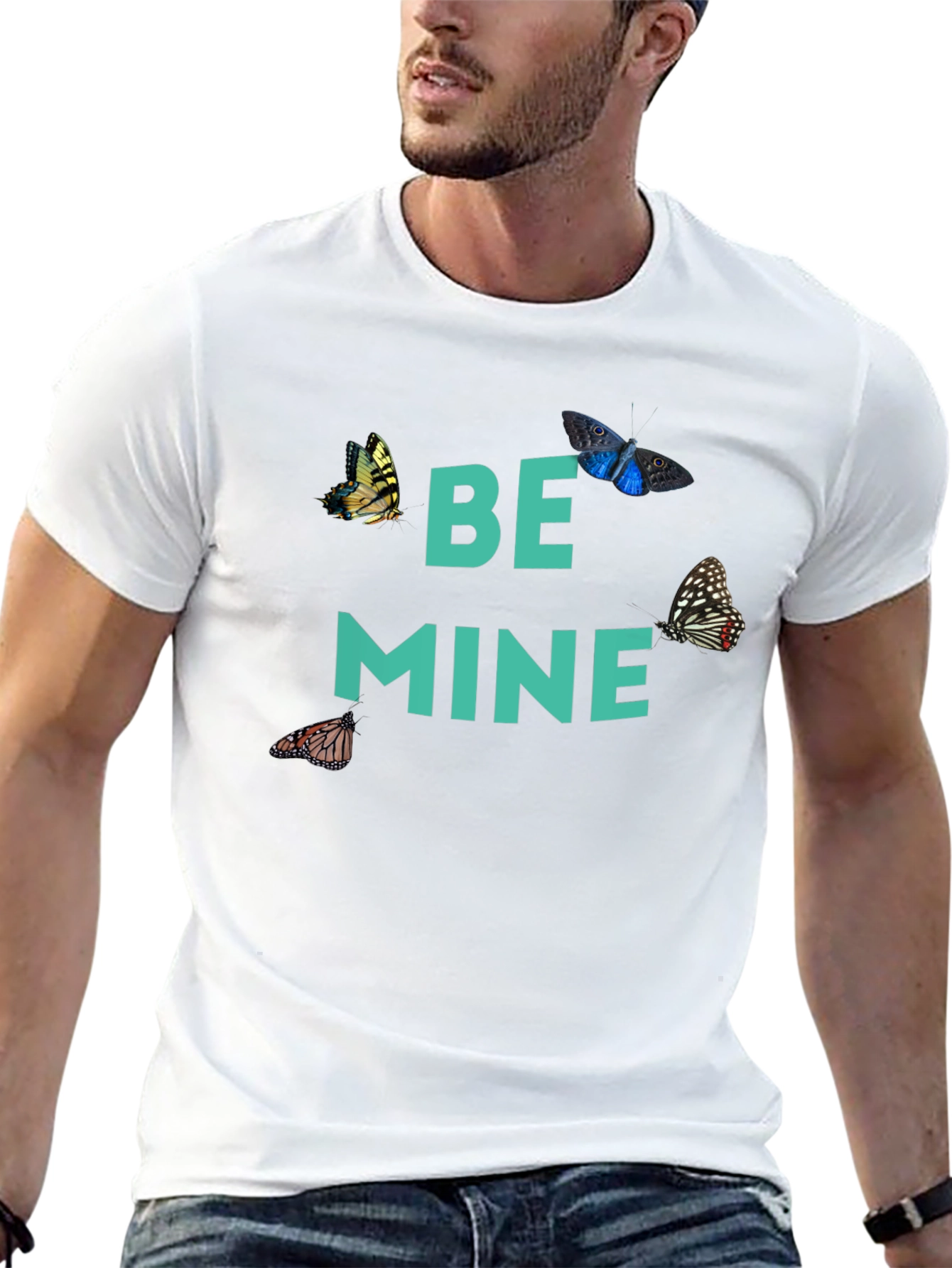 Be Mine Butterfly Graphic Tee