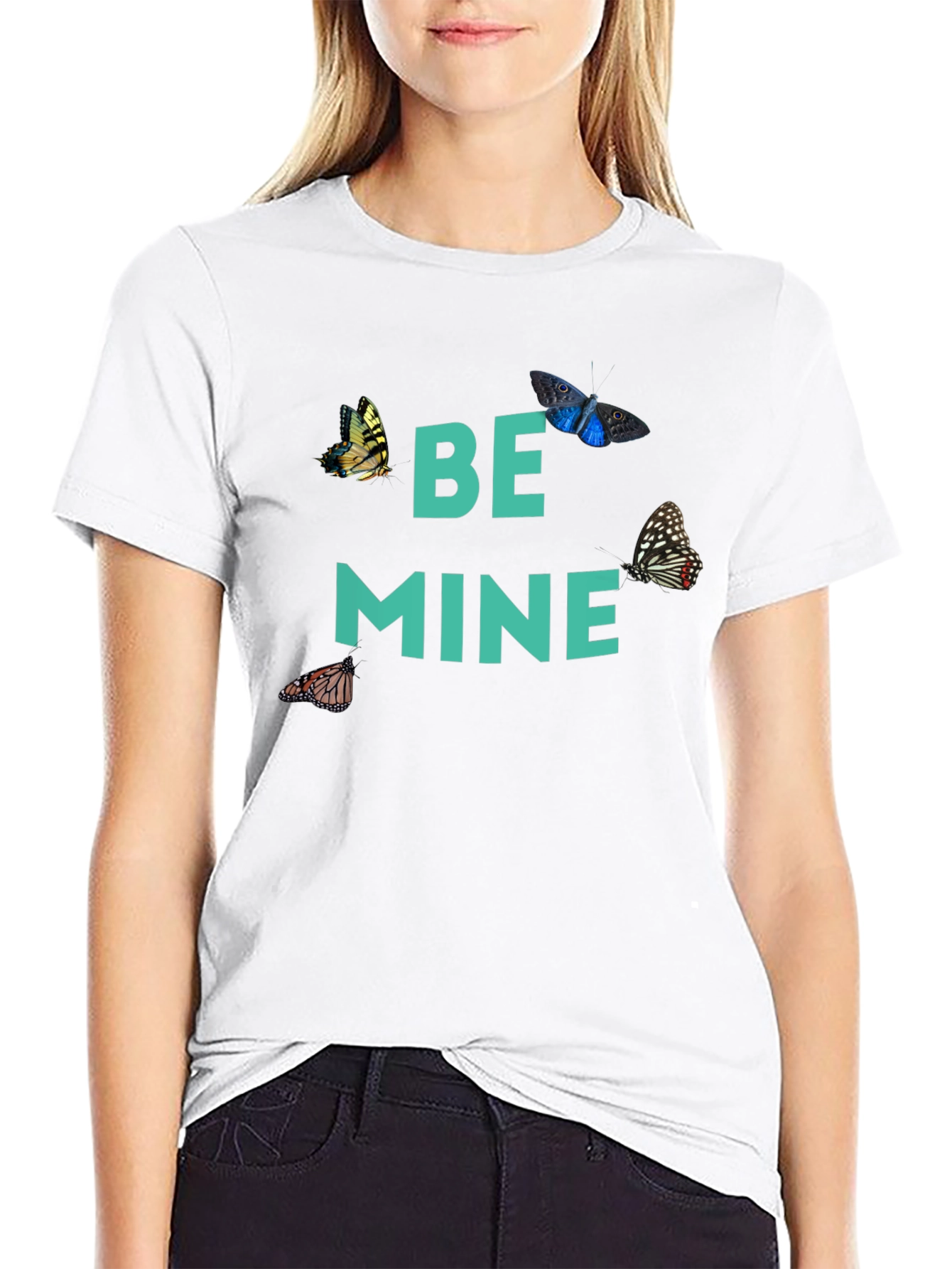 Be Mine Butterfly Graphic Tee