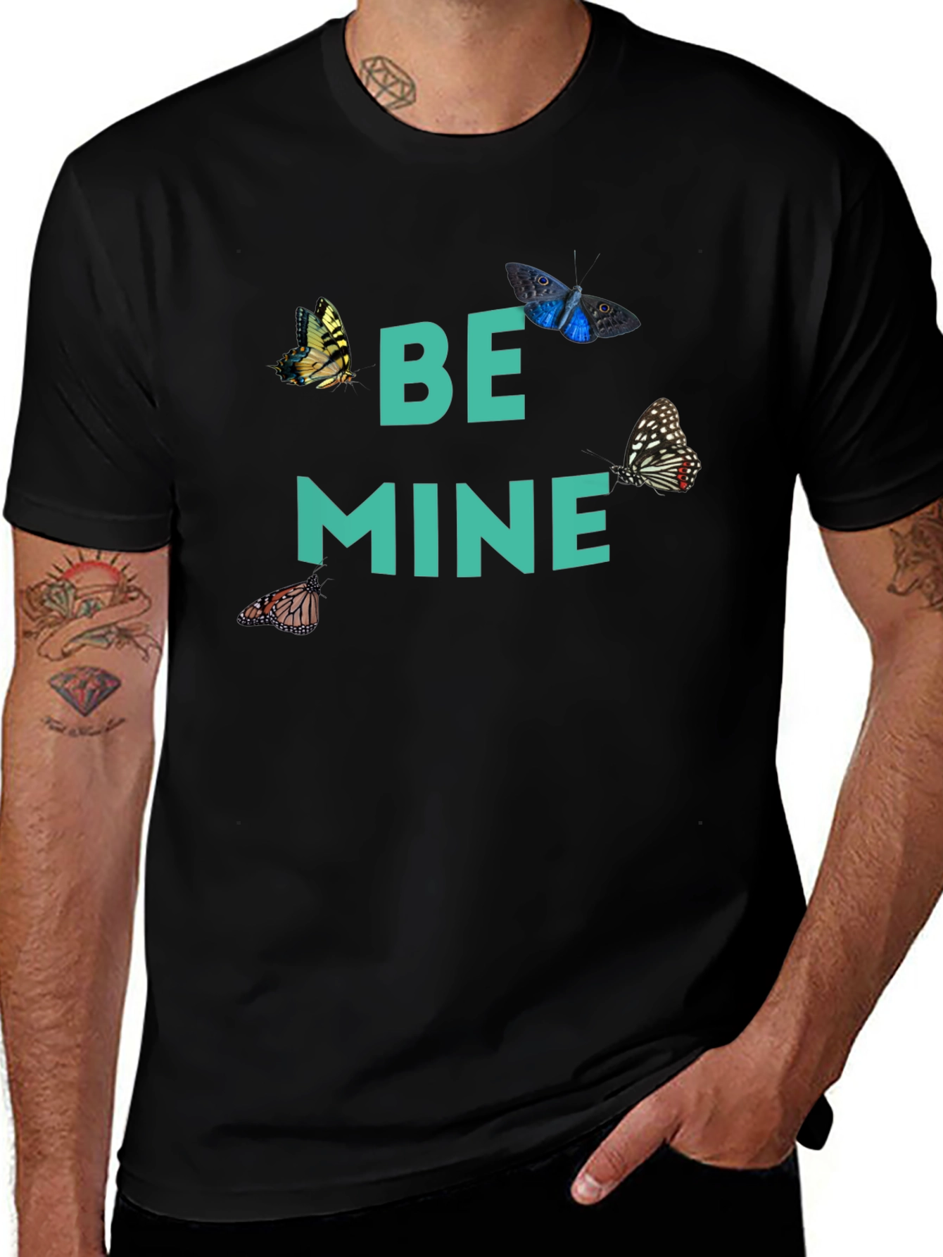 Be Mine Butterfly Graphic Tee