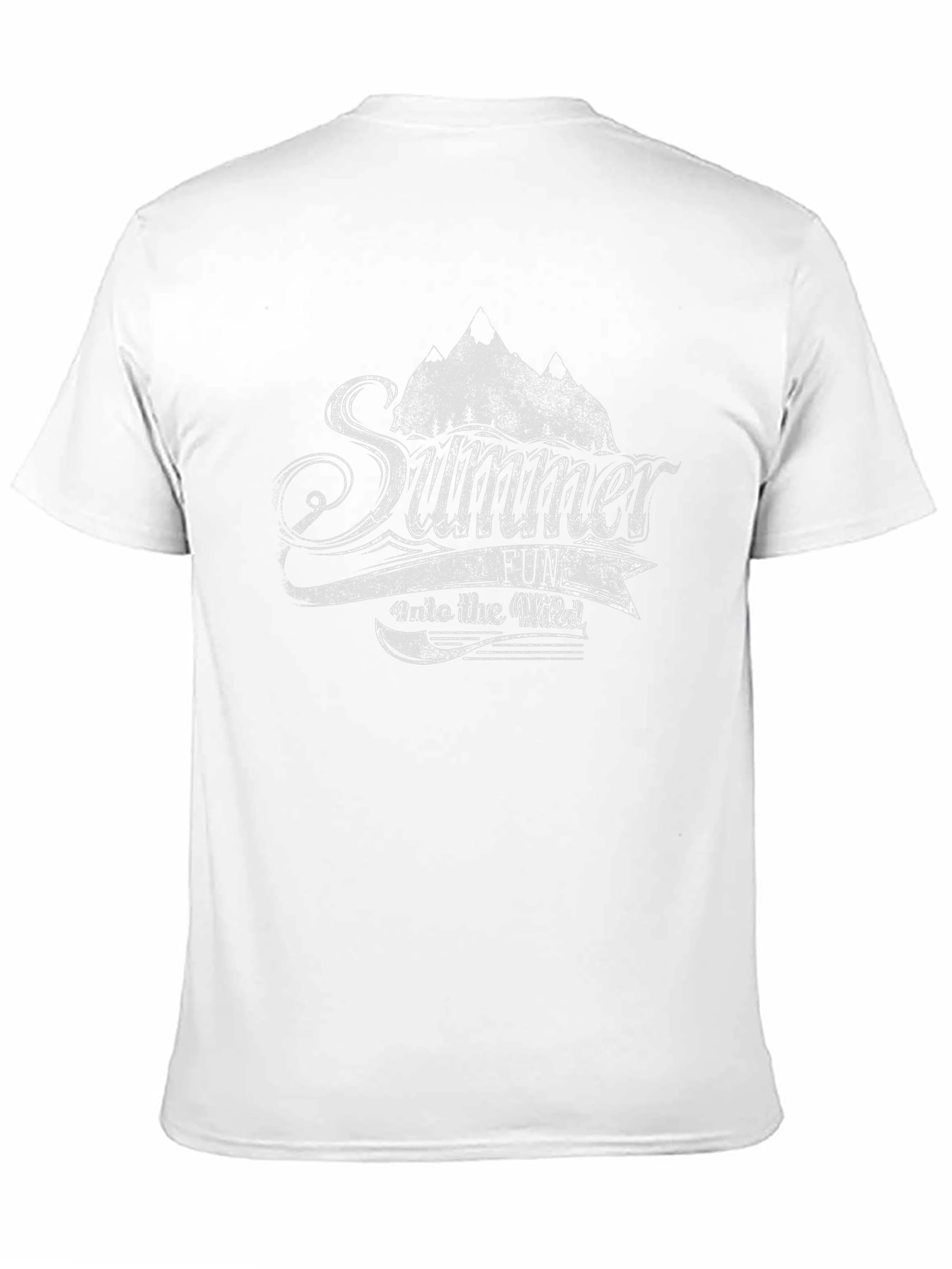Summer Fun Into the Wild Black Graphic Tee