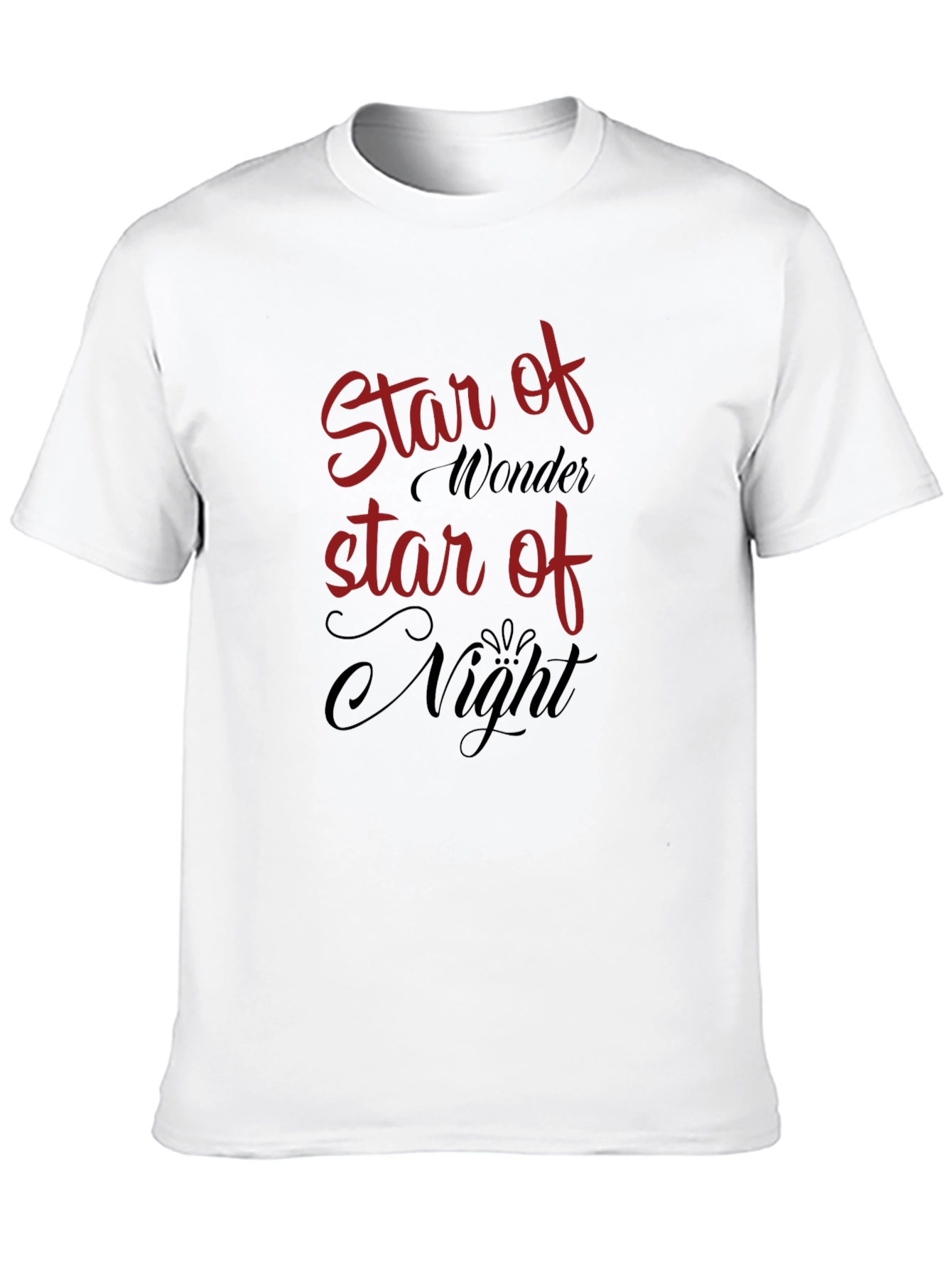 Star of Wonder Graphic Tee - Black Cotton