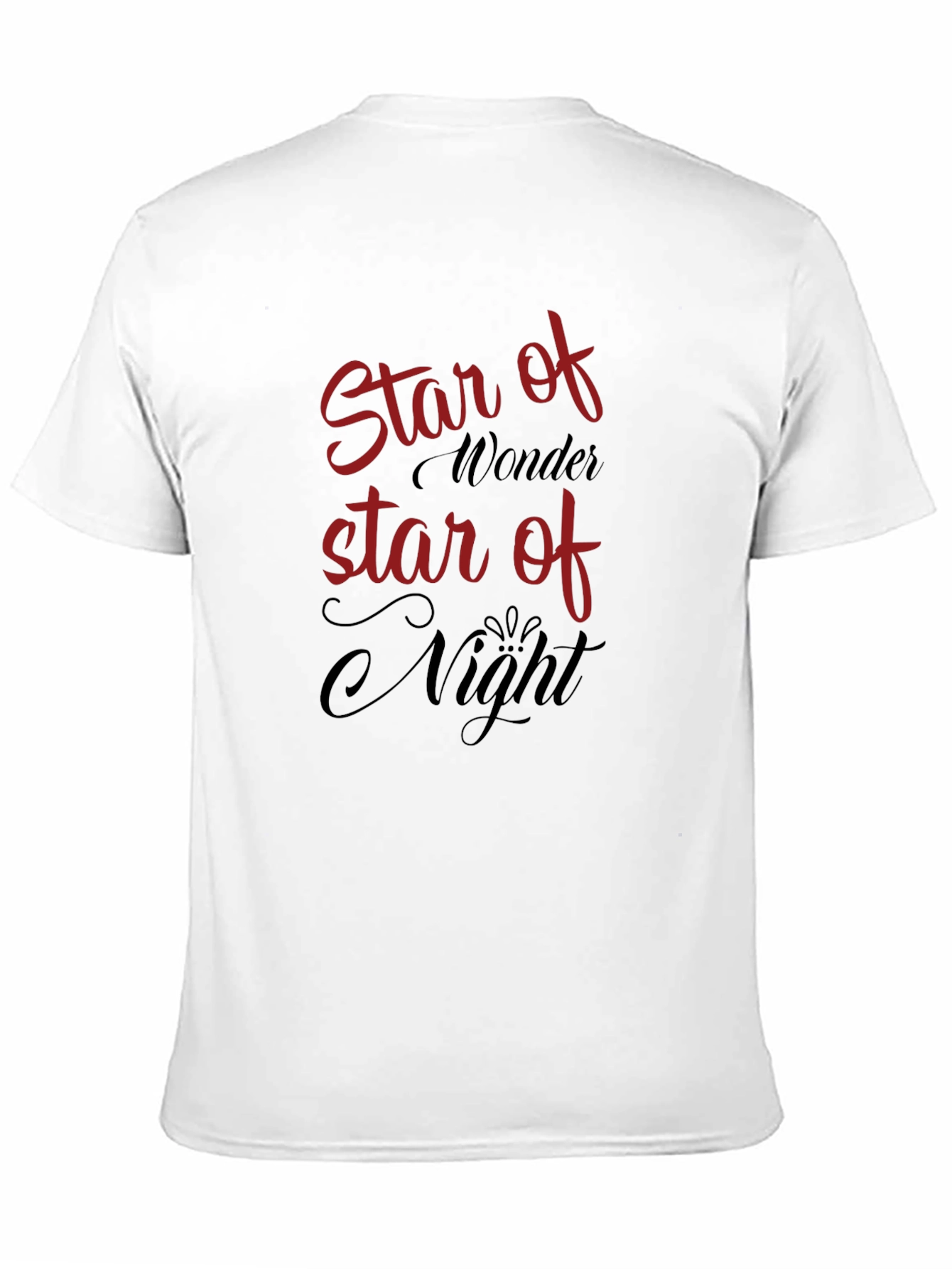Star of Wonder Graphic Tee - Black Cotton