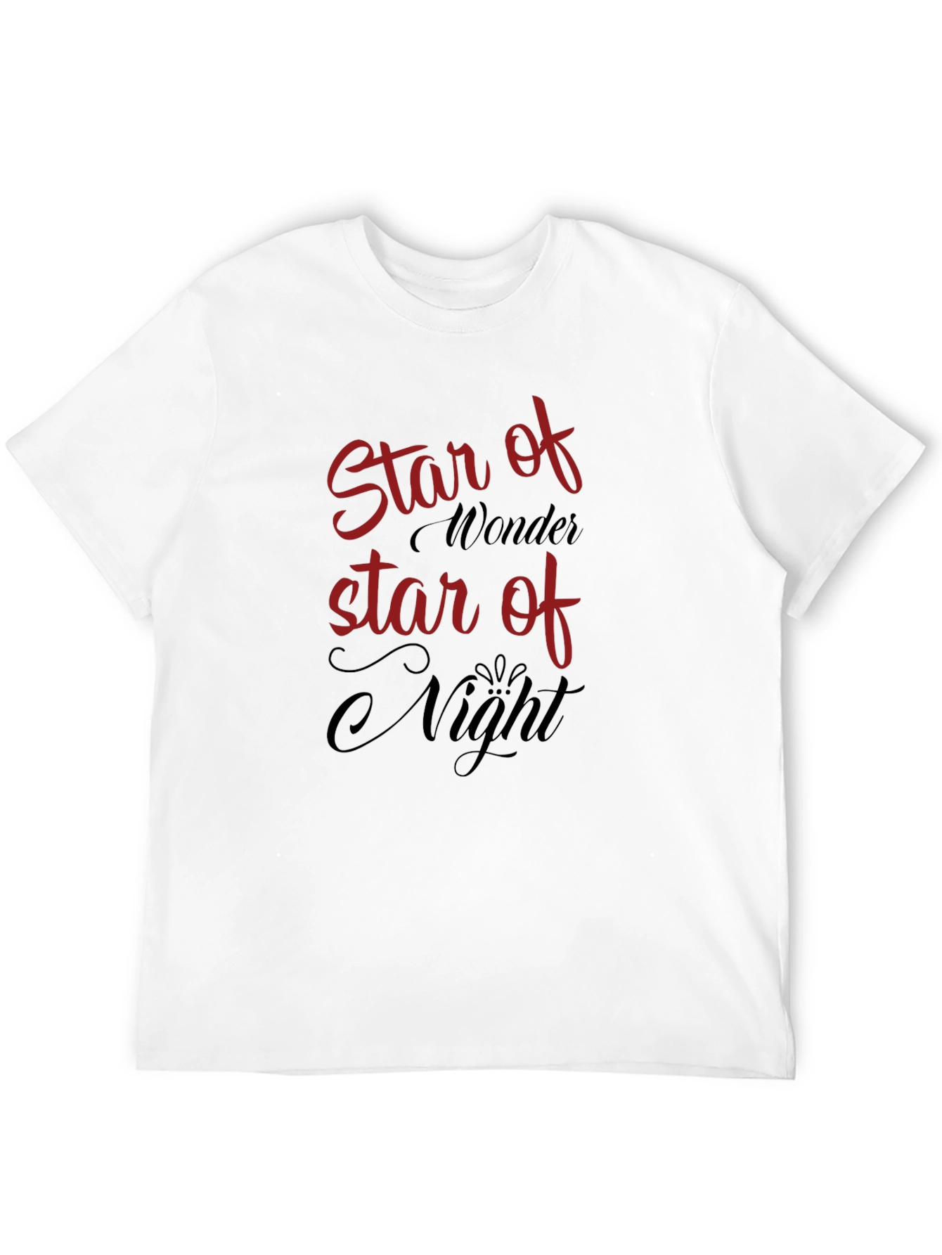 Star of Wonder Graphic Tee - Black Cotton
