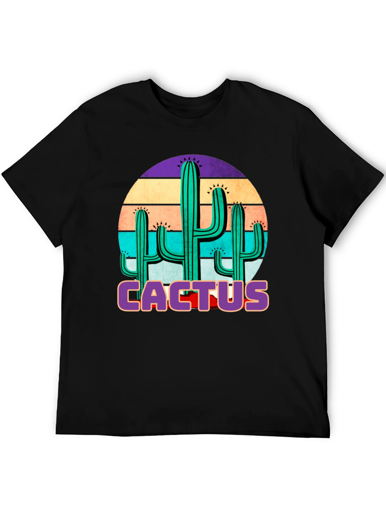 Cactus Graphic Tee - Retro Desert Vibes