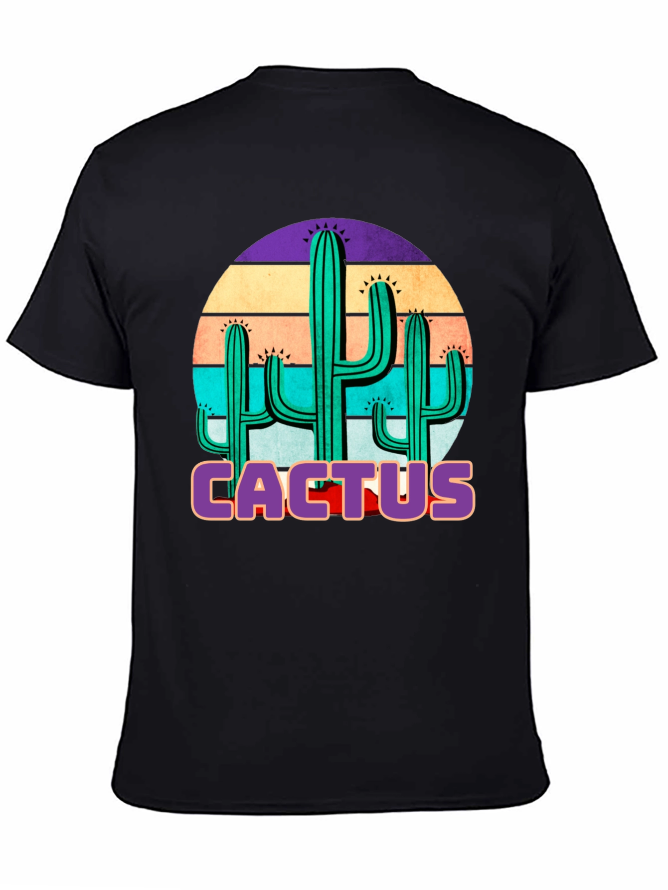 Cactus Graphic Tee - Retro Desert Vibes