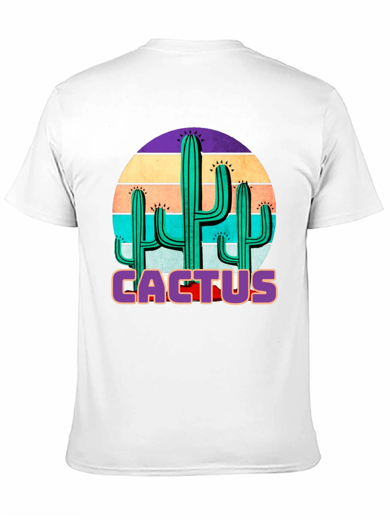 Cactus Graphic Tee - Retro Desert Vibes