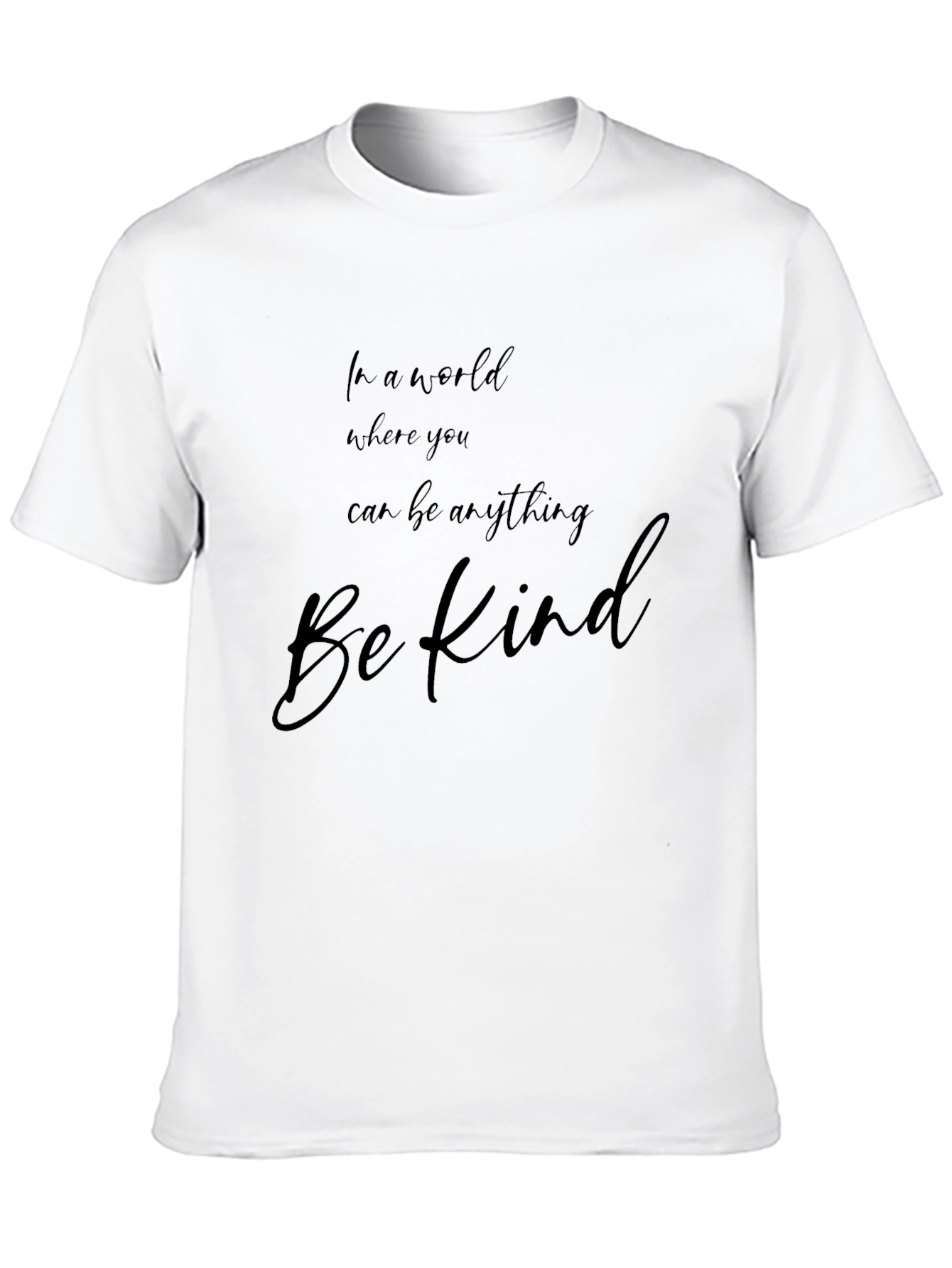 Be Kind Graphic Tee - Soft Cotton Blend