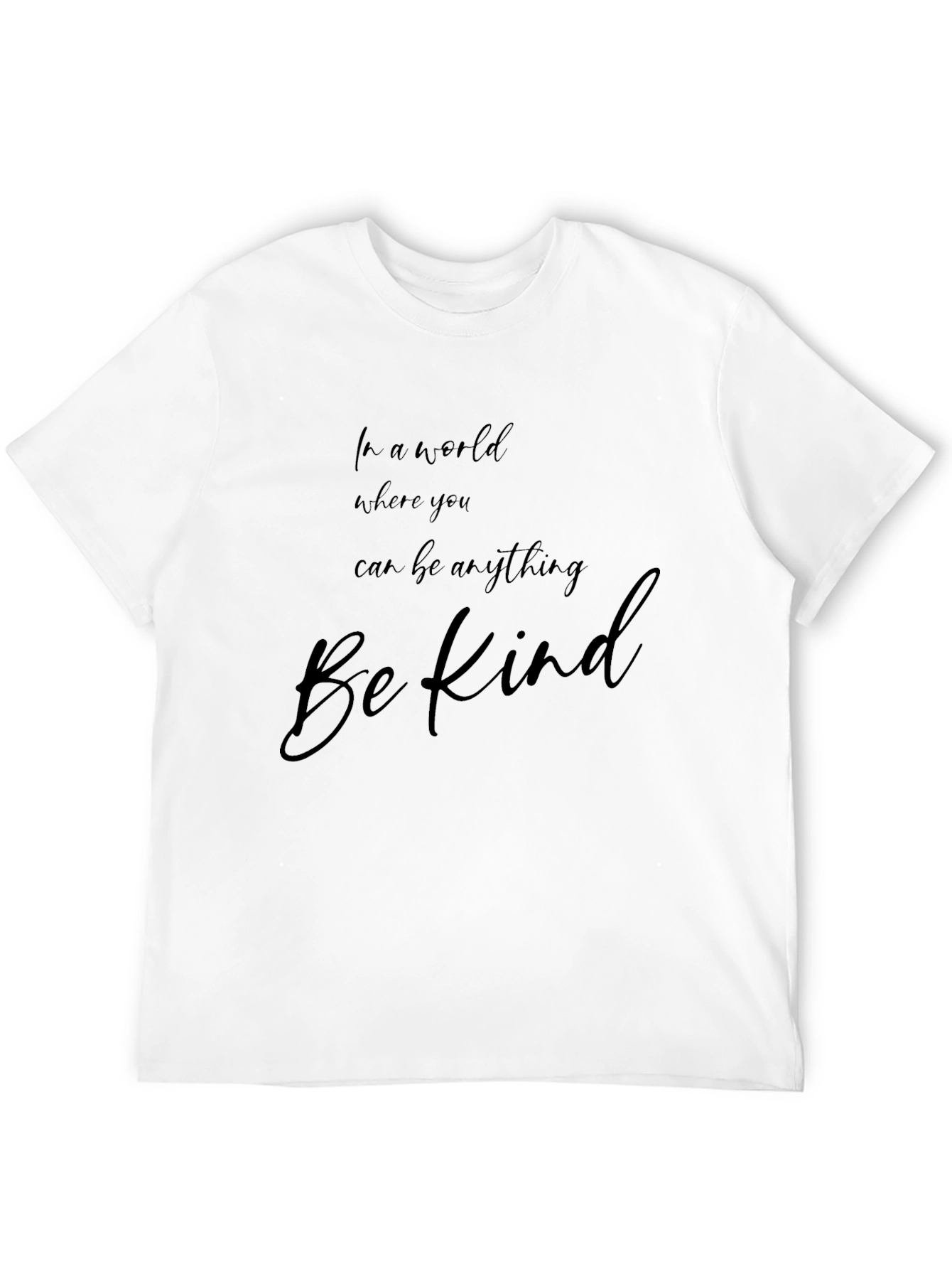 Be Kind Graphic Tee - Soft Cotton Blend