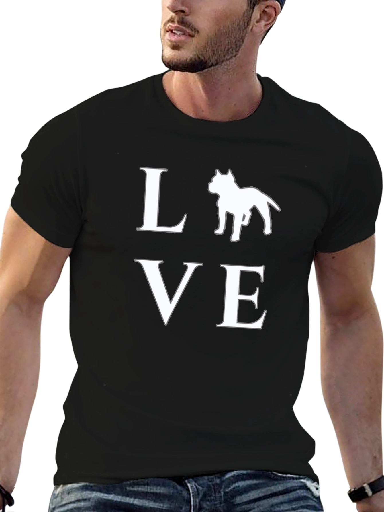 Dog Lover T-Shirt - LOVE Design