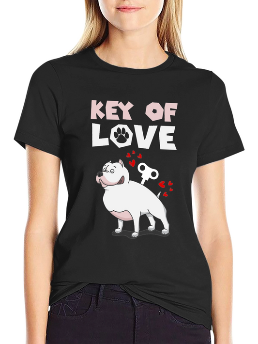 Key of Love Dog T-Shirt