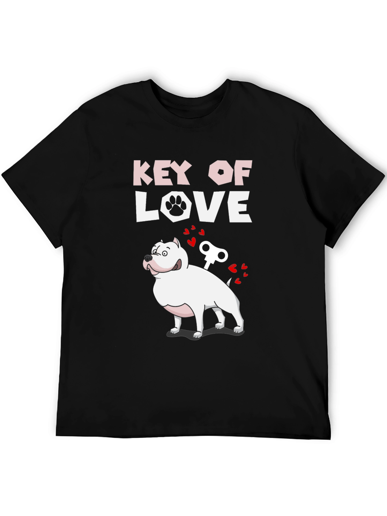 Key of Love Dog T-Shirt