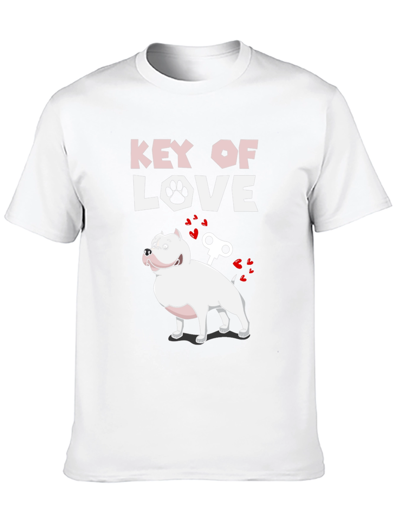 Key of Love Dog T-Shirt