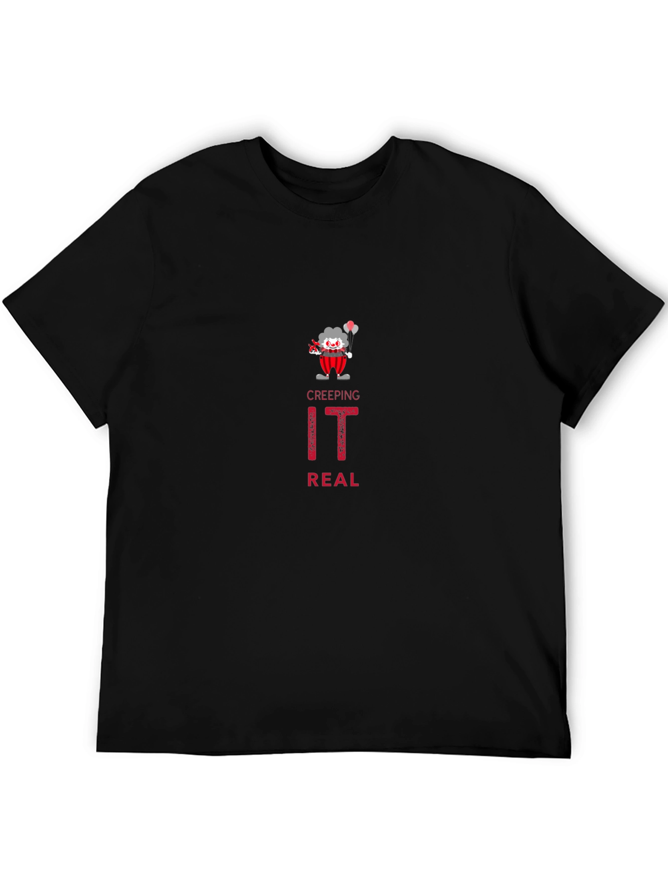 Creeping IT Real Clown Graphic T-Shirt