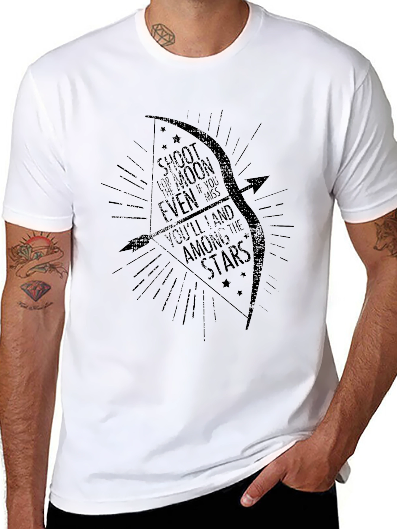 Shoot For The Moon Graphic T-Shirt