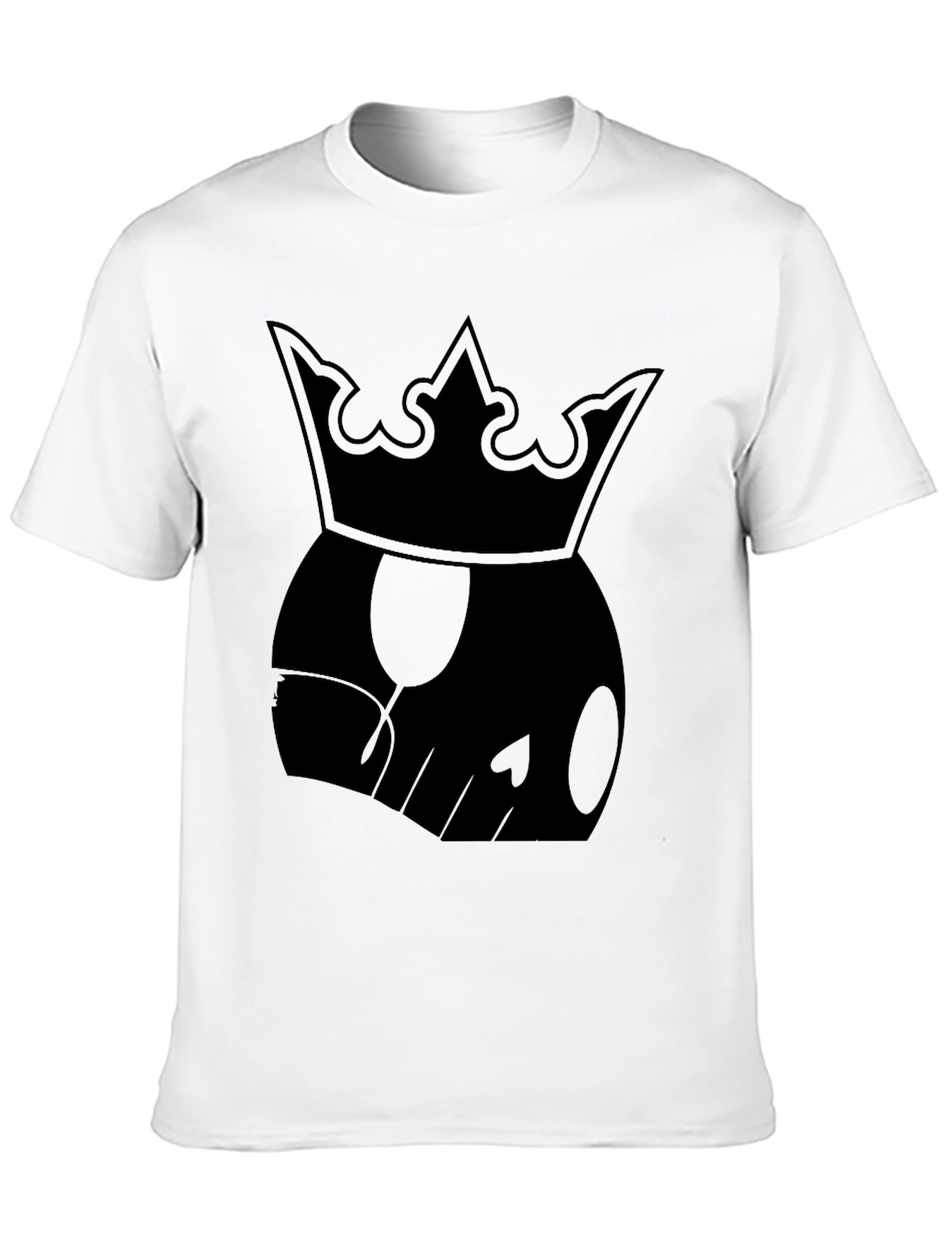 King Skull Graphic T-Shirt - Black